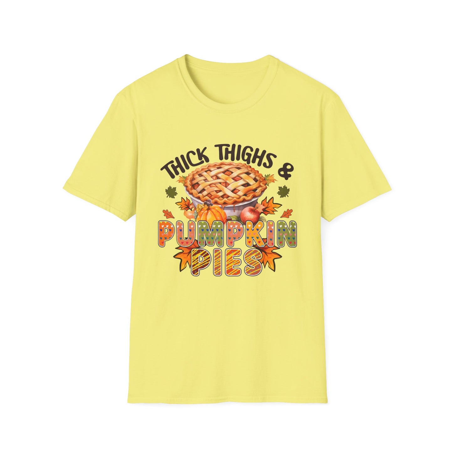 Thick Thighs & Pumpkin Pies – Fall Flavor Edition Short Sleeve Tee
