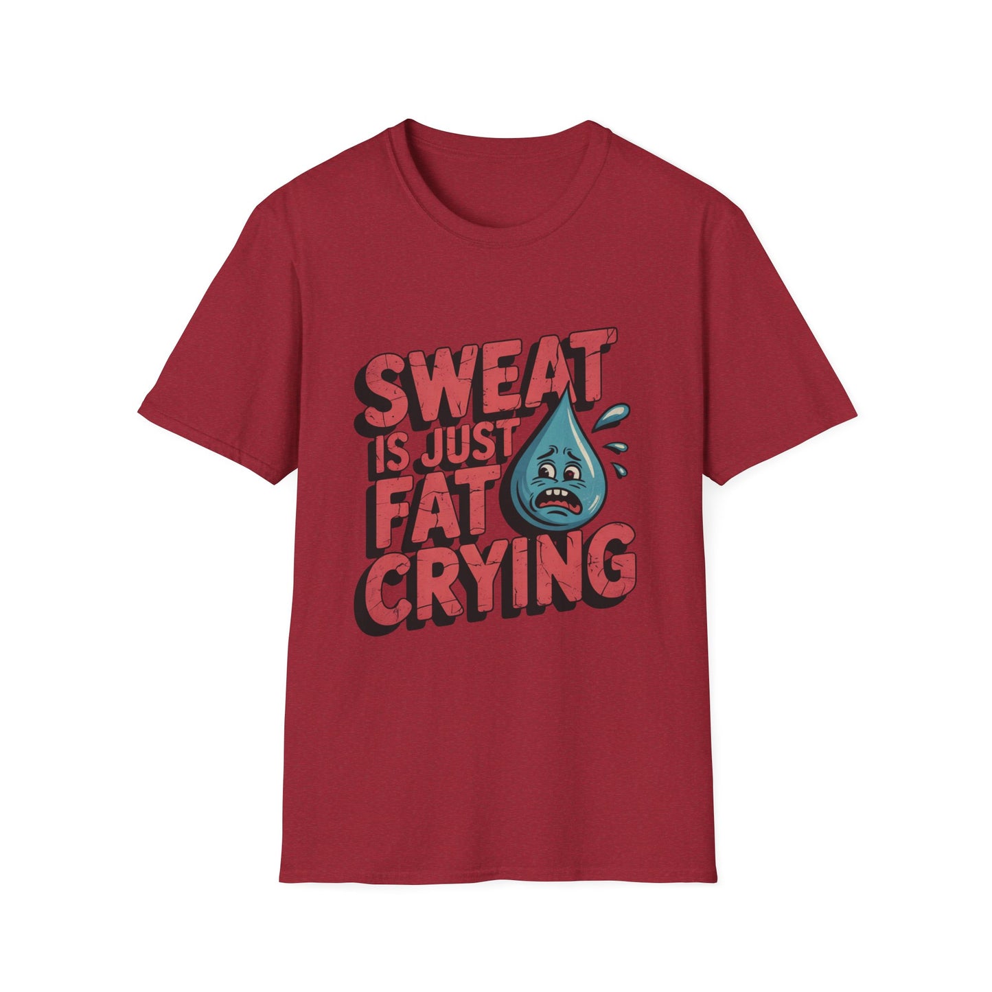 Fat Crying Tee – Train Hard, Laugh Harder