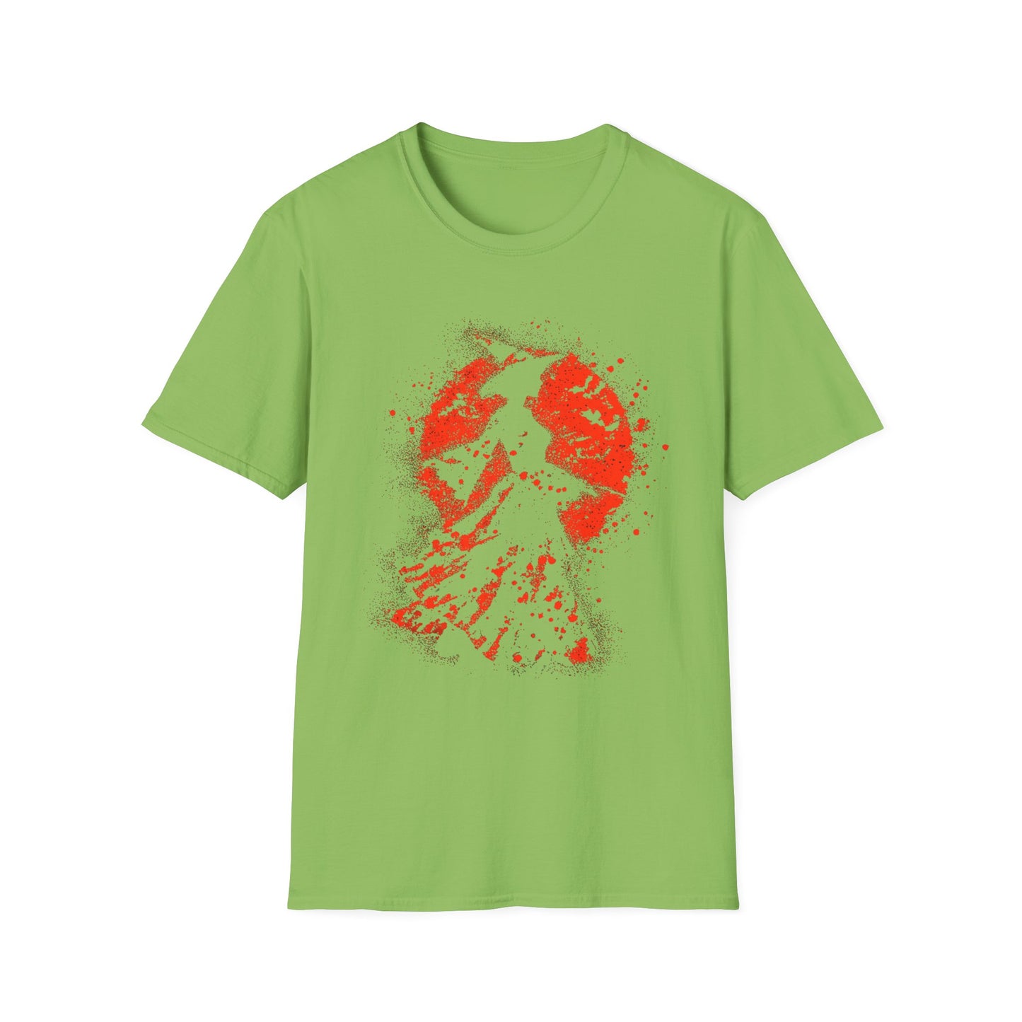 Red Drip Reverie Witch Halloween Head Tee