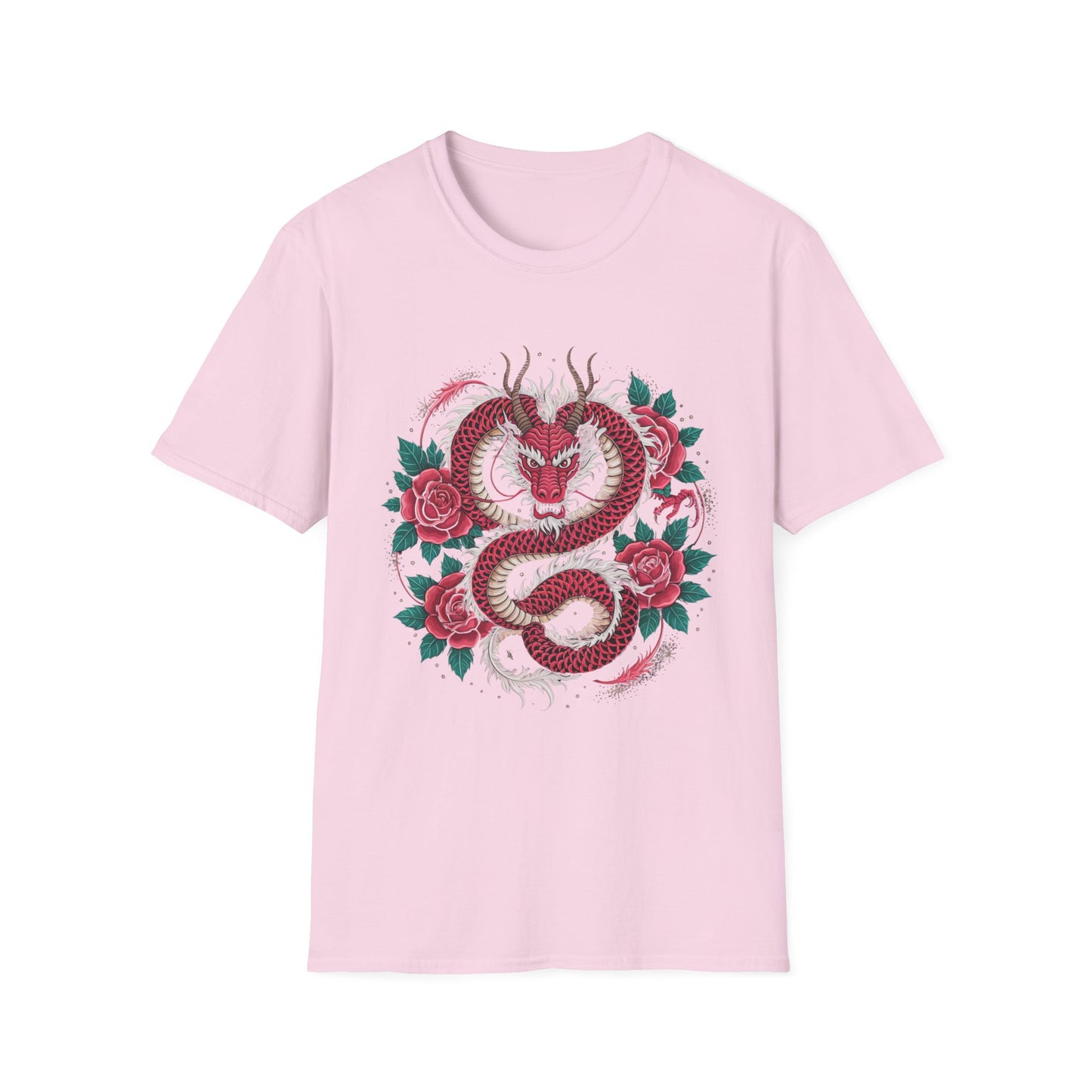 Thorns & Flame Dragon Rose Graphic Tee