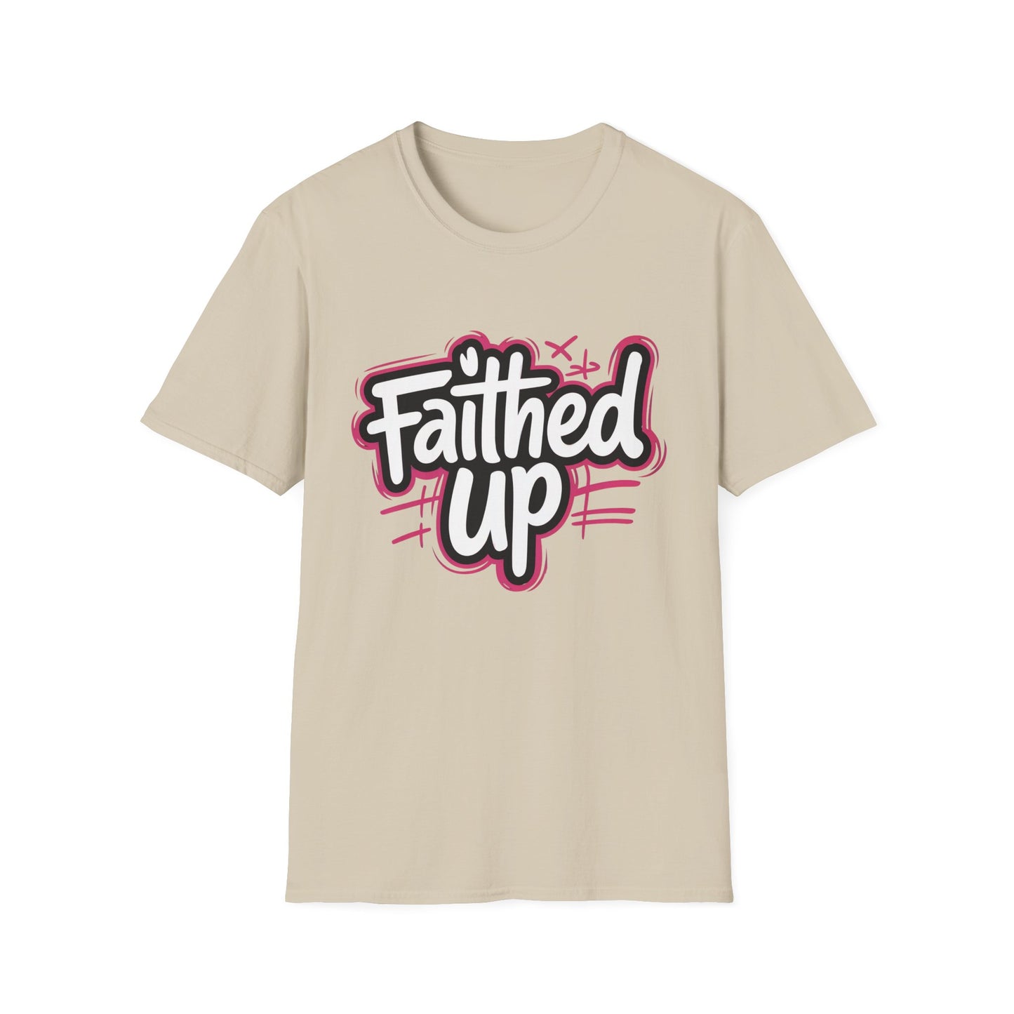 Faithed Up – Bold Faith T-Shirt PINK