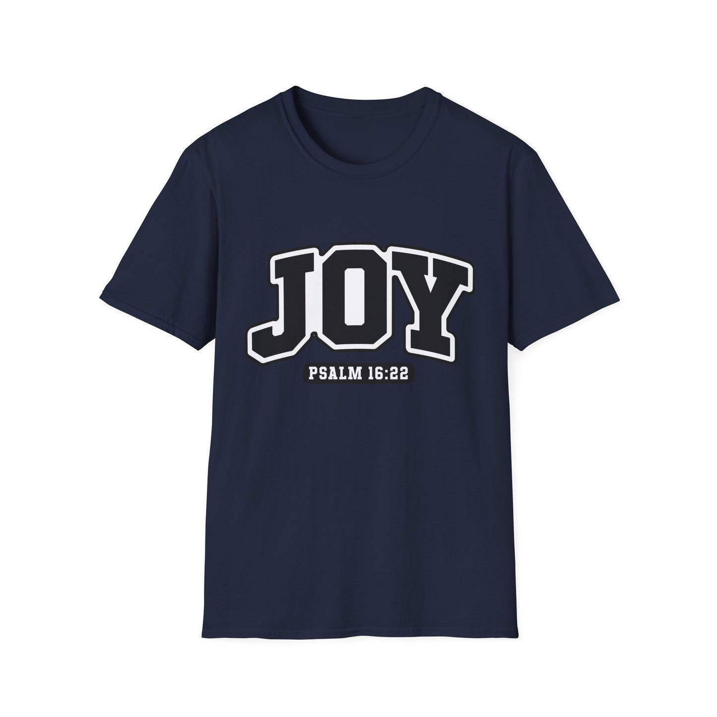 JOY Tee – Psalm 16:22 Varsity Edition