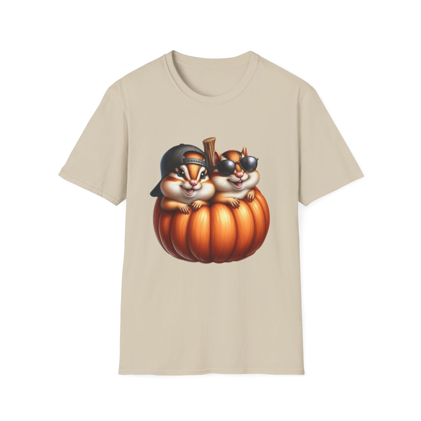 “Pumpkin Pals” Tee – Chipmunk Chill Edition