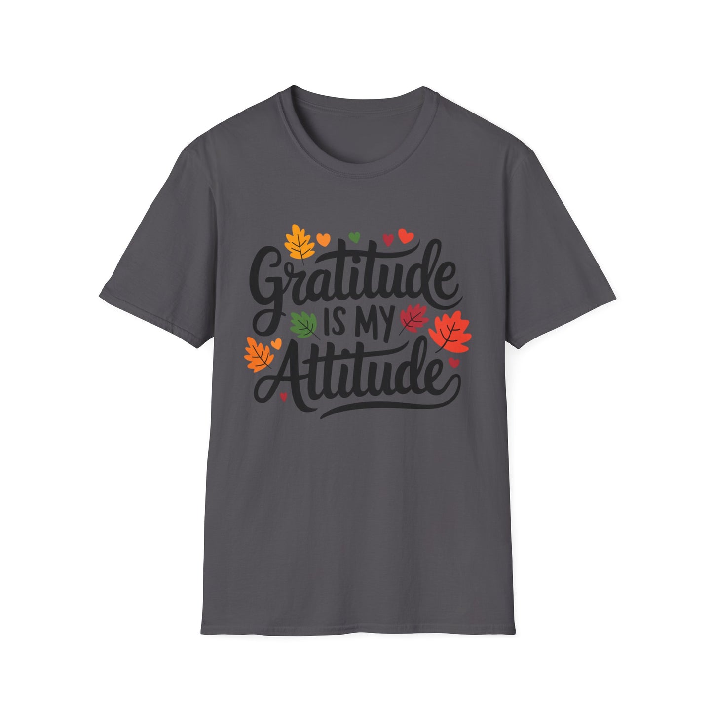 Gratitude Is My Attitude – Autumn Heart Edition Short Sleeve Tee