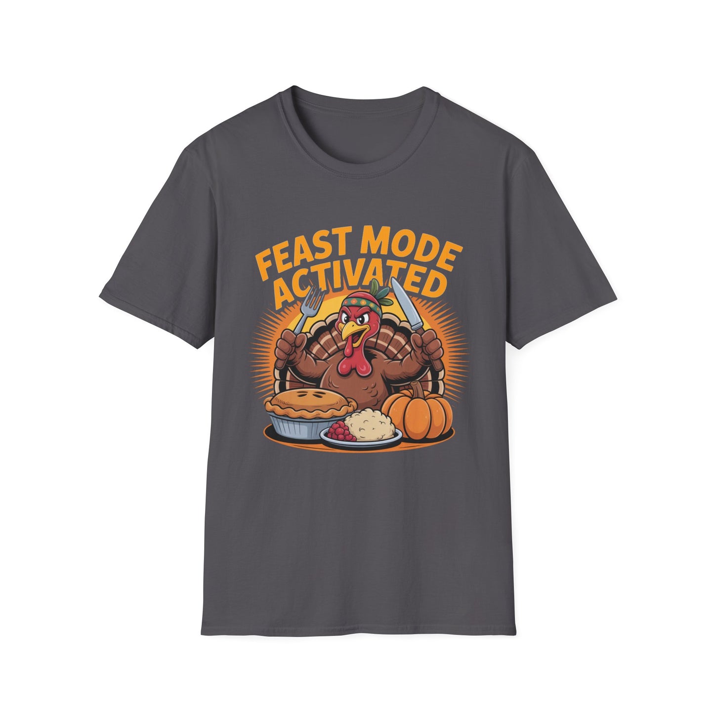 Feast Mode Activated – Turkey Table Edition Short Sleeve Tee