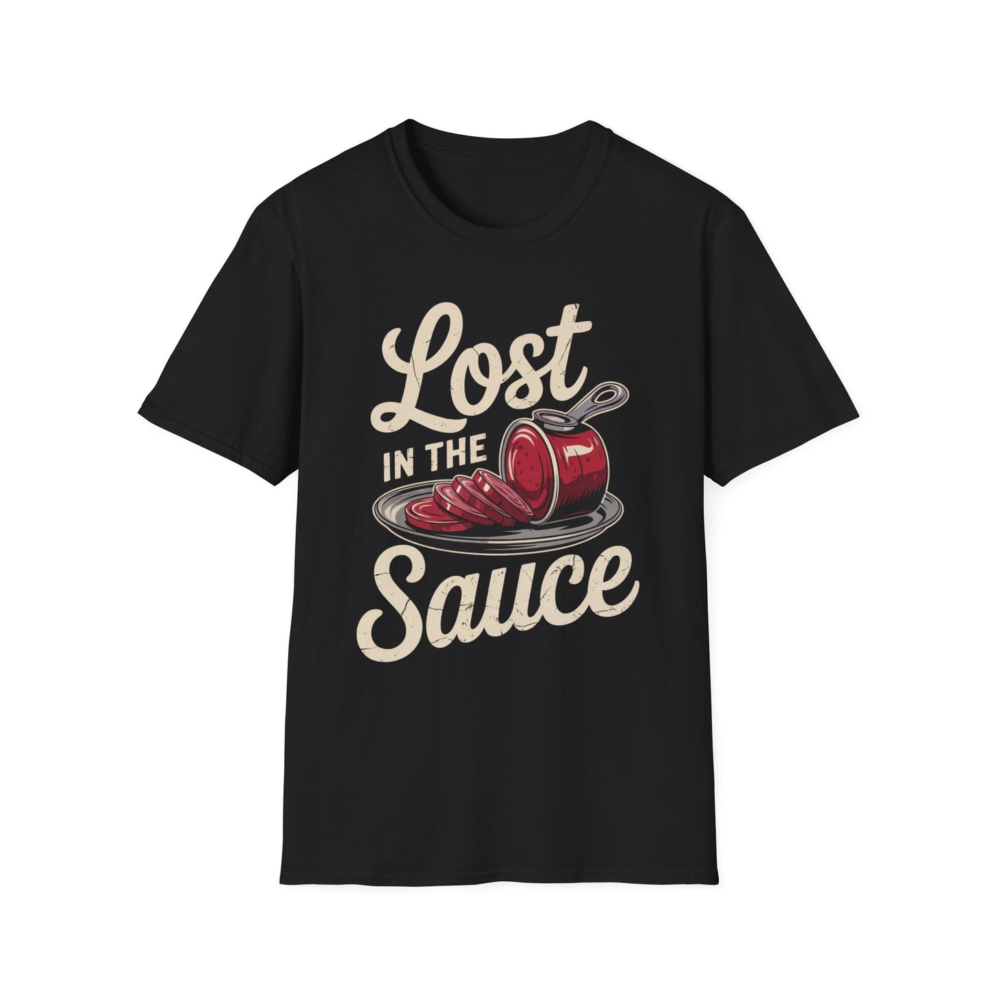Lost in the Sauce – Retro Can Edition Short Sleeve Tee