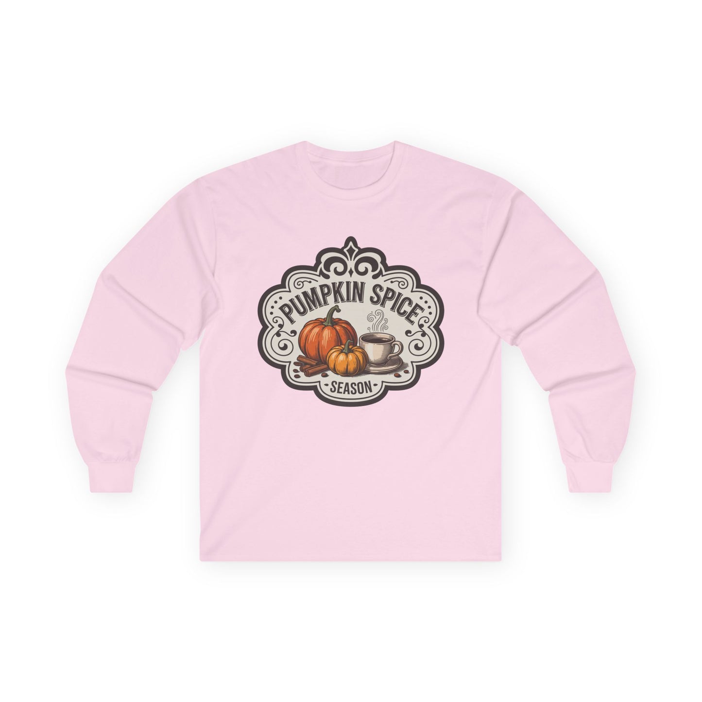 “Pumpkin Spice Season” Long Sleeve Tee – Vintage Brew Edition