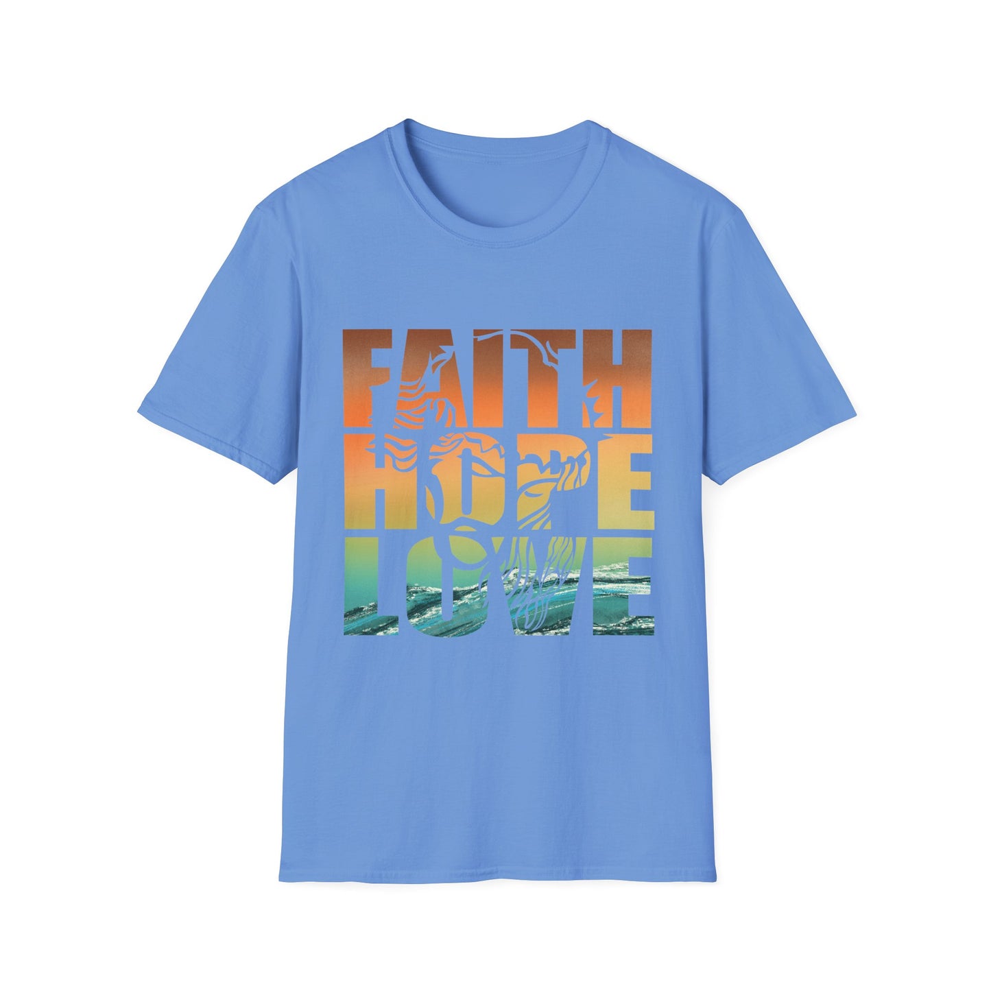 Faith Hope Love Tee – Lion of Strength Edition