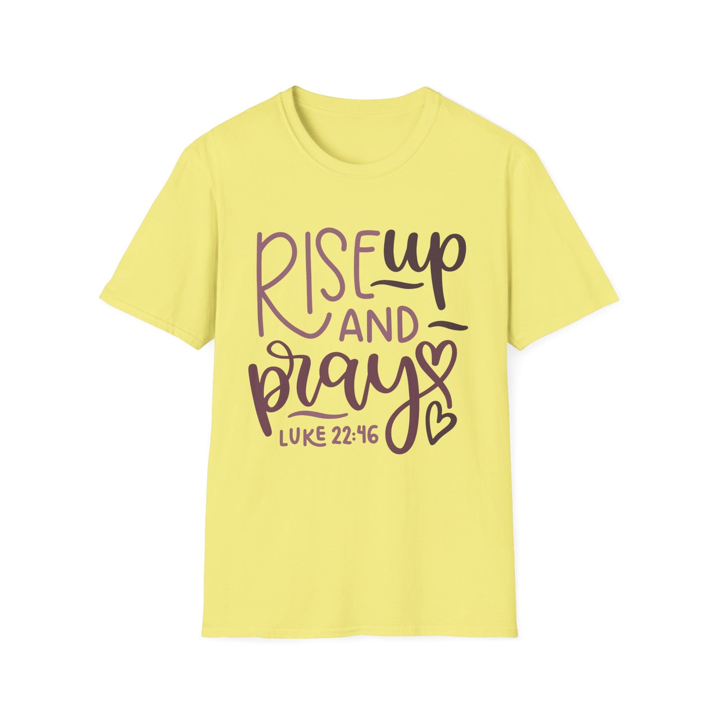 Rise Up and Pray Tee – Luke 22:46 Flourish Edition