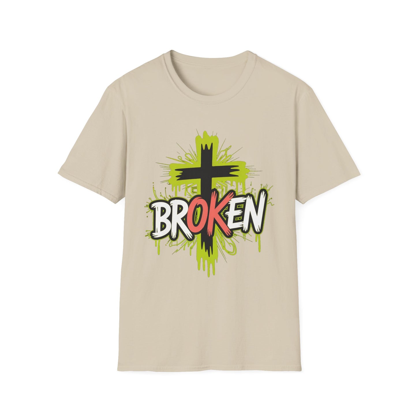 Broken, but OK. Faith-Inspired Tee