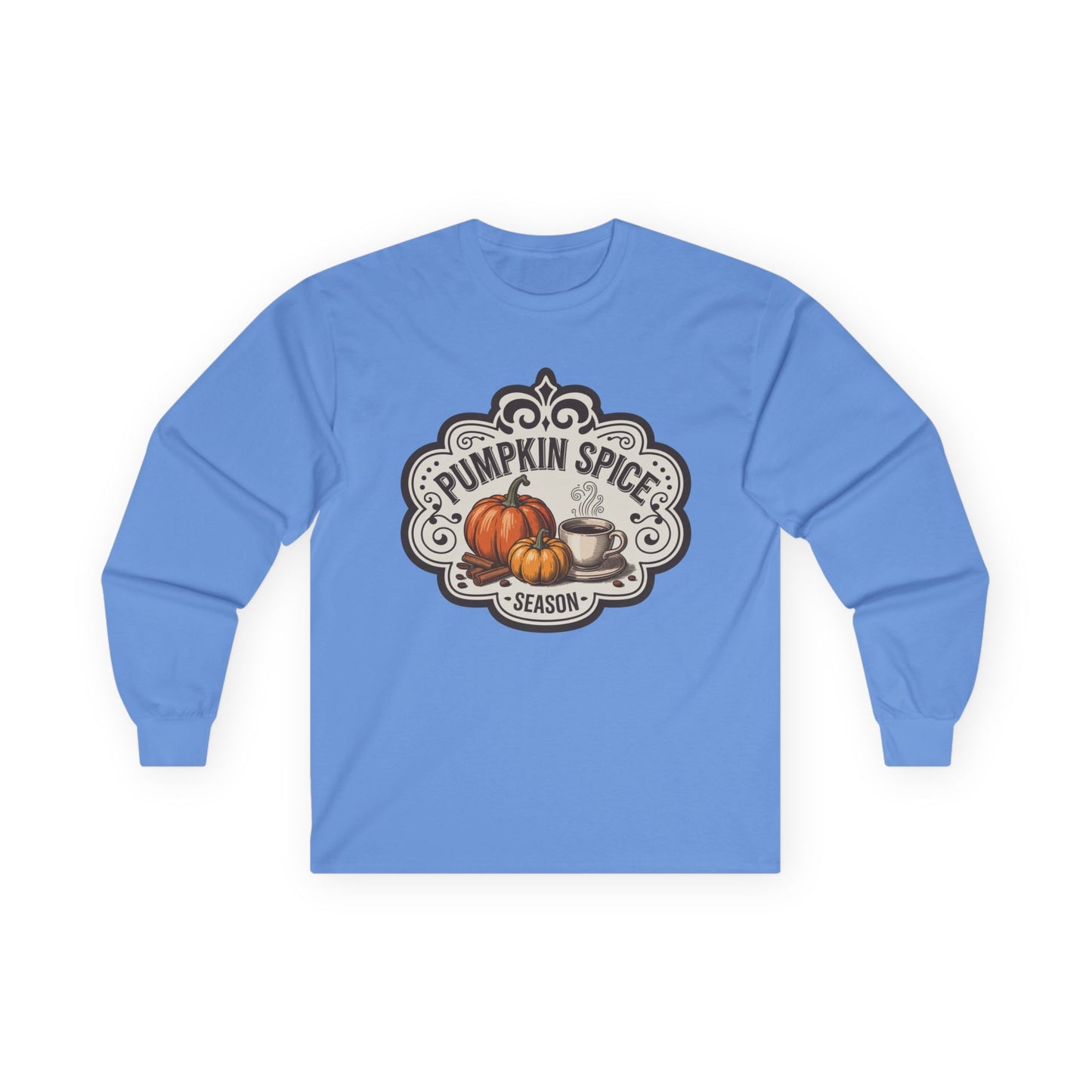 “Pumpkin Spice Season” Long Sleeve Tee – Vintage Brew Edition
