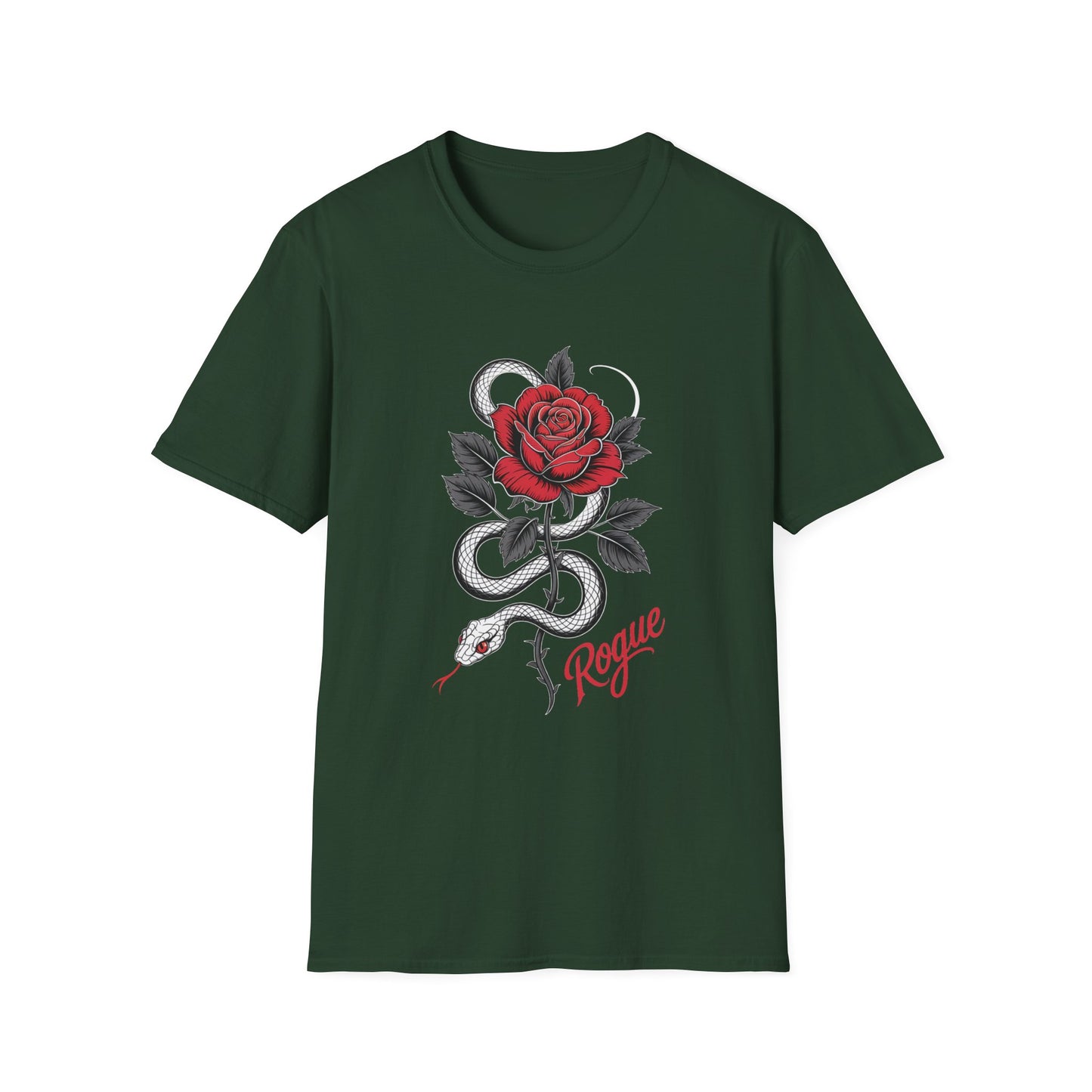 Rogue Bloom Snake & Rose Graphic Tee