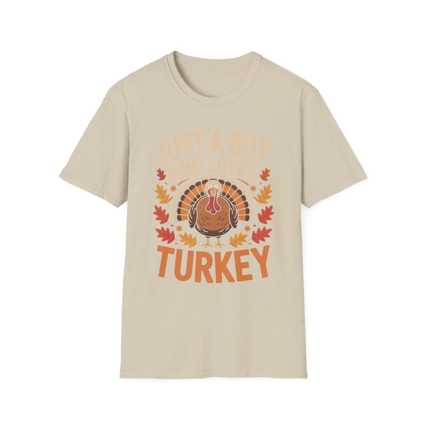 Just a Boy Who Loves Turkey Short Sleeve Tee