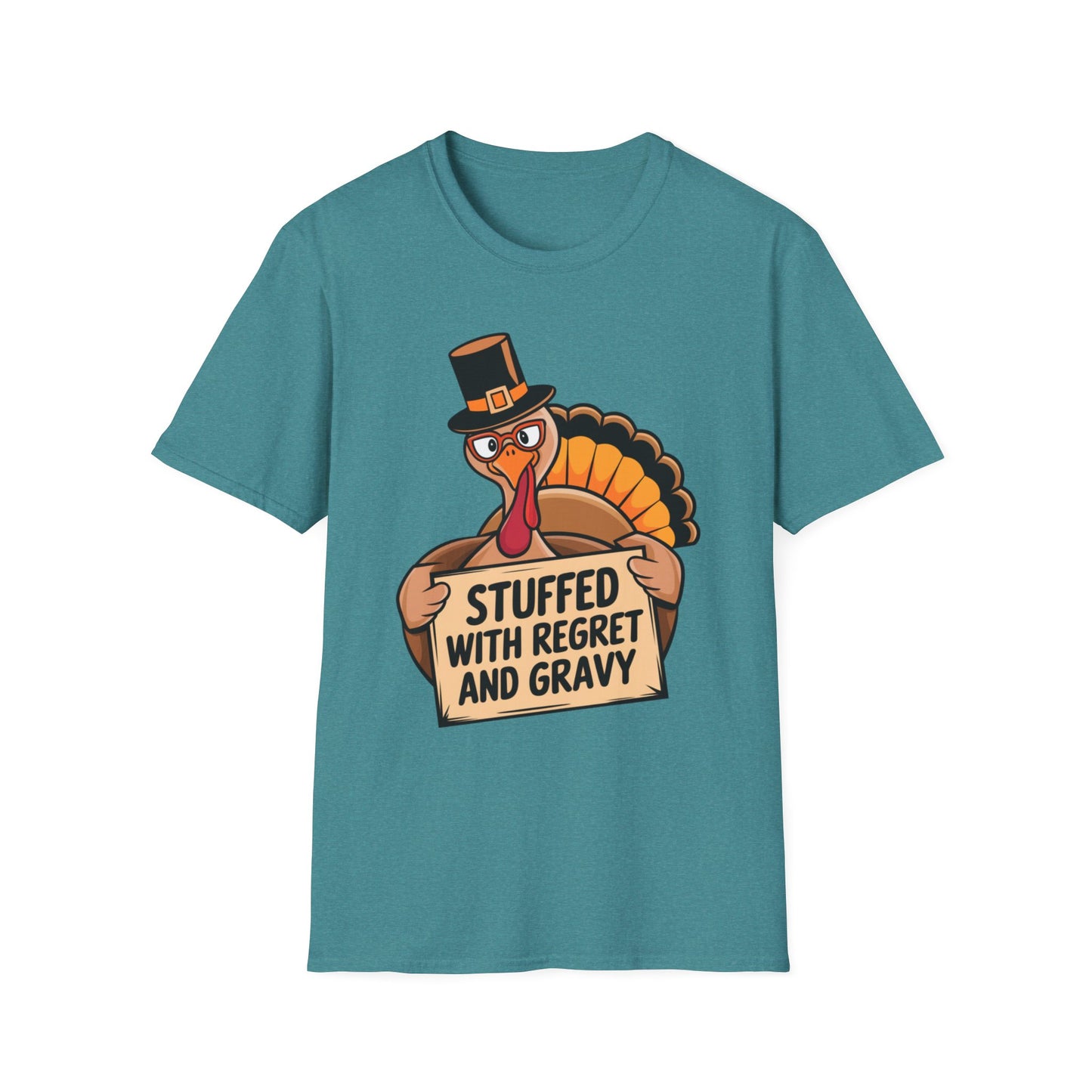 Stuffed With Regret and Gravy – Turkey Therapy Edition Short Sleeve Tee