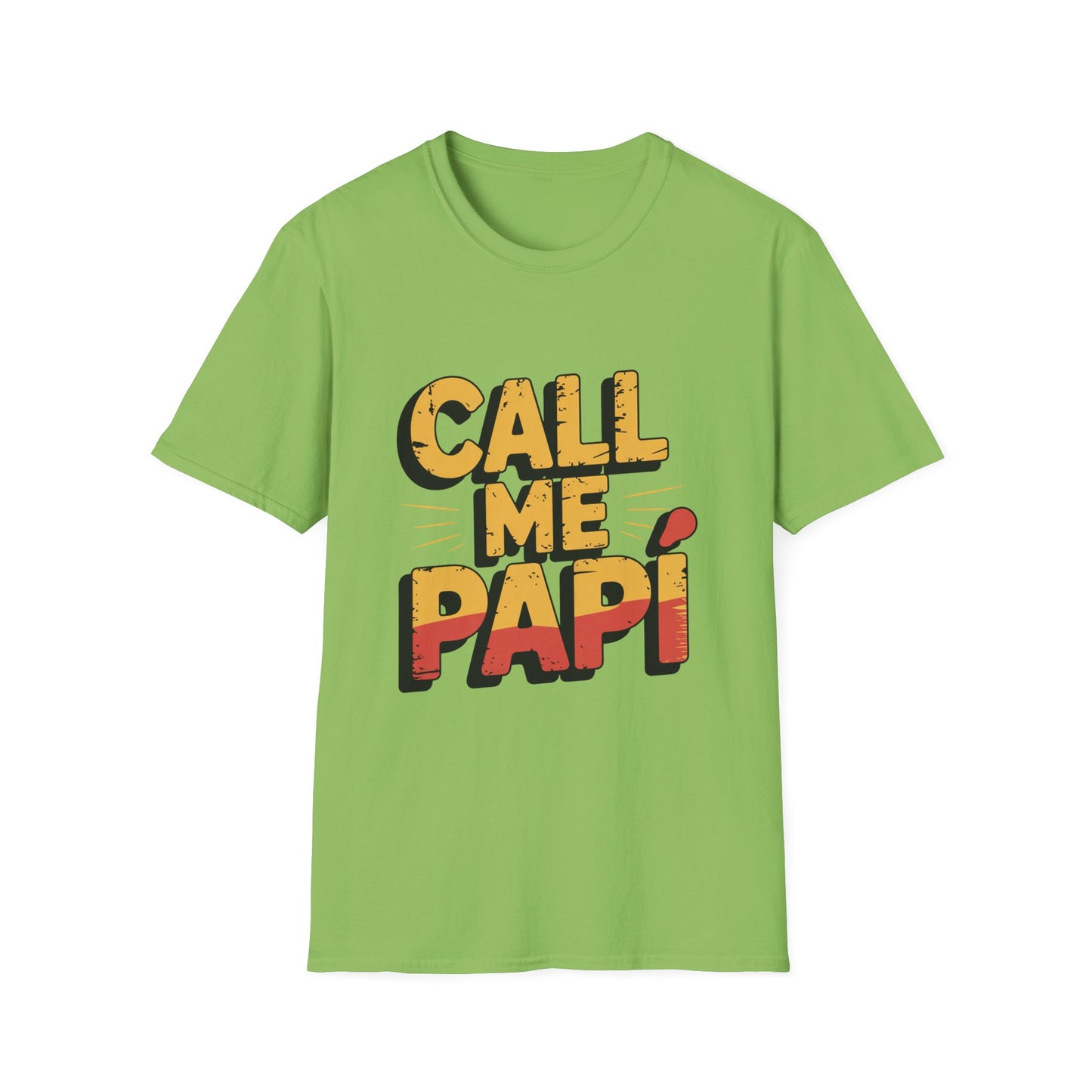 CALL ME PAPÍ – Distressed Gradient Tee