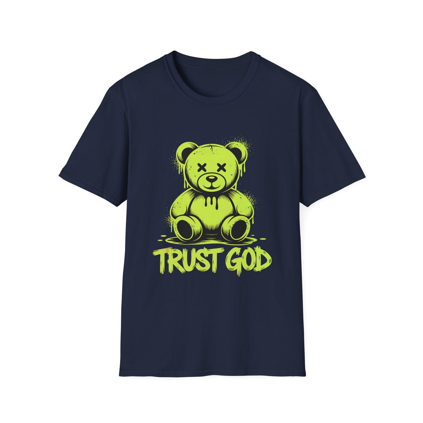 TRUST GOD – Drip Bear Graffiti Tee
