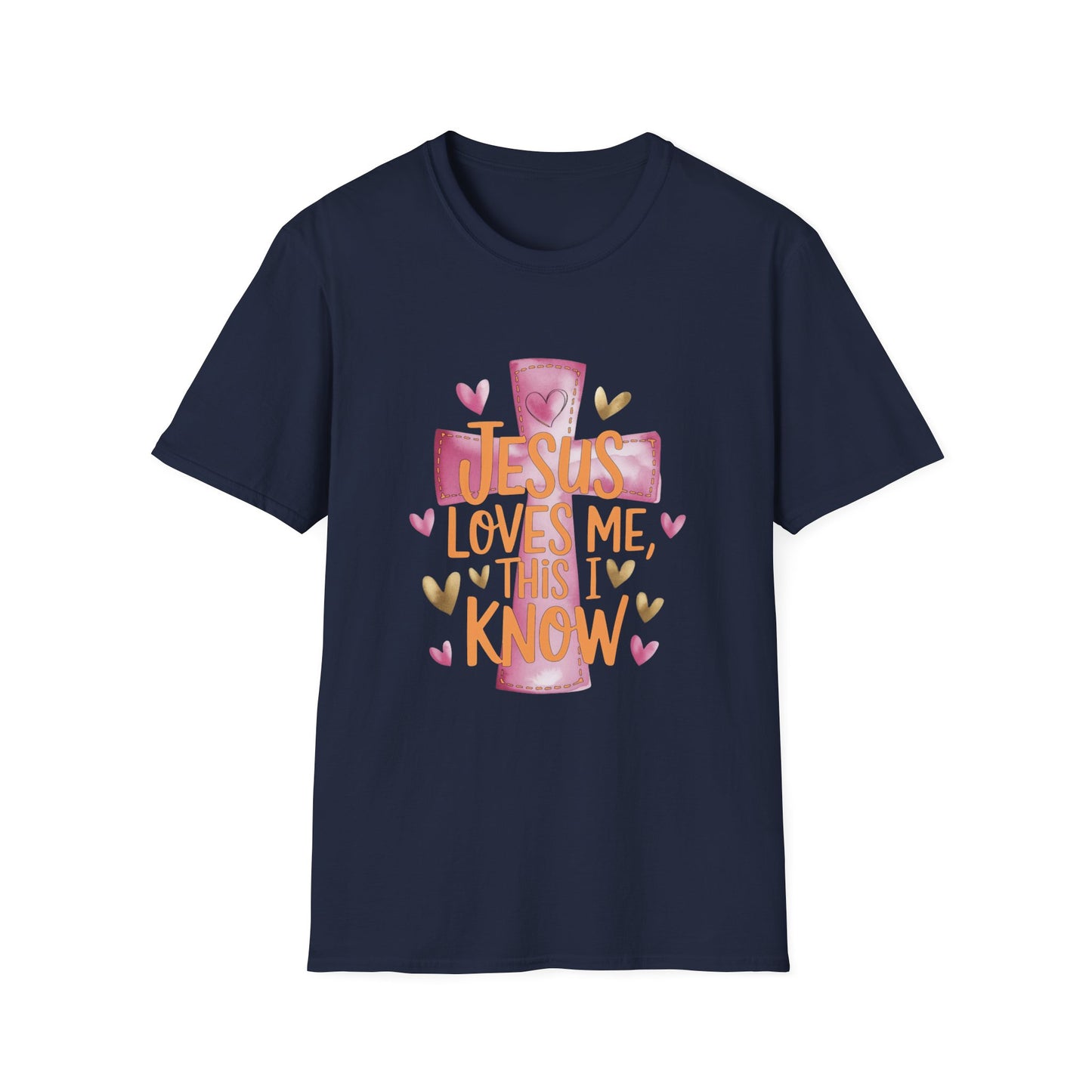Jesus Loves Me Tee – Heart & Cross Edition