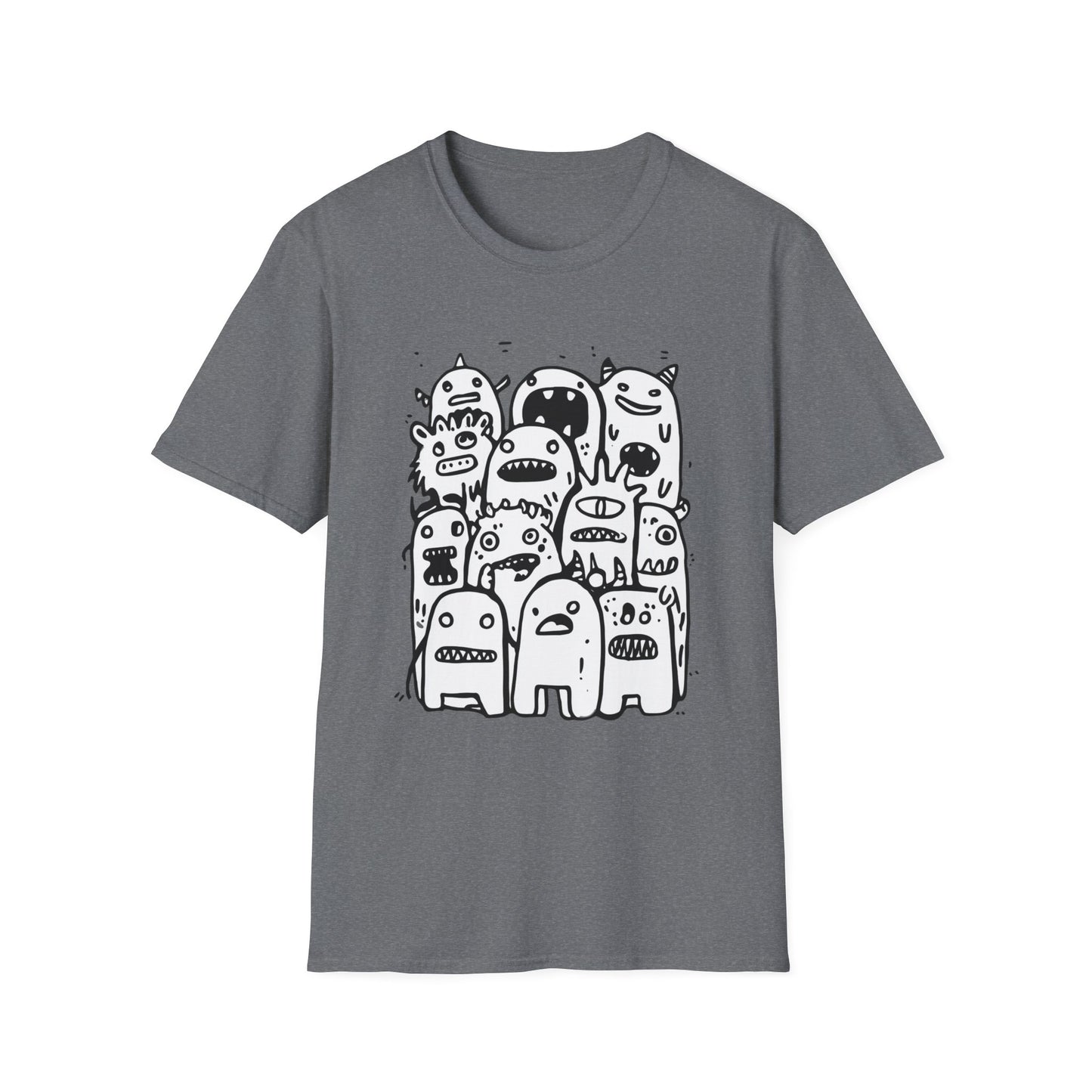 Monster Mash Up Halloween Design Tee
