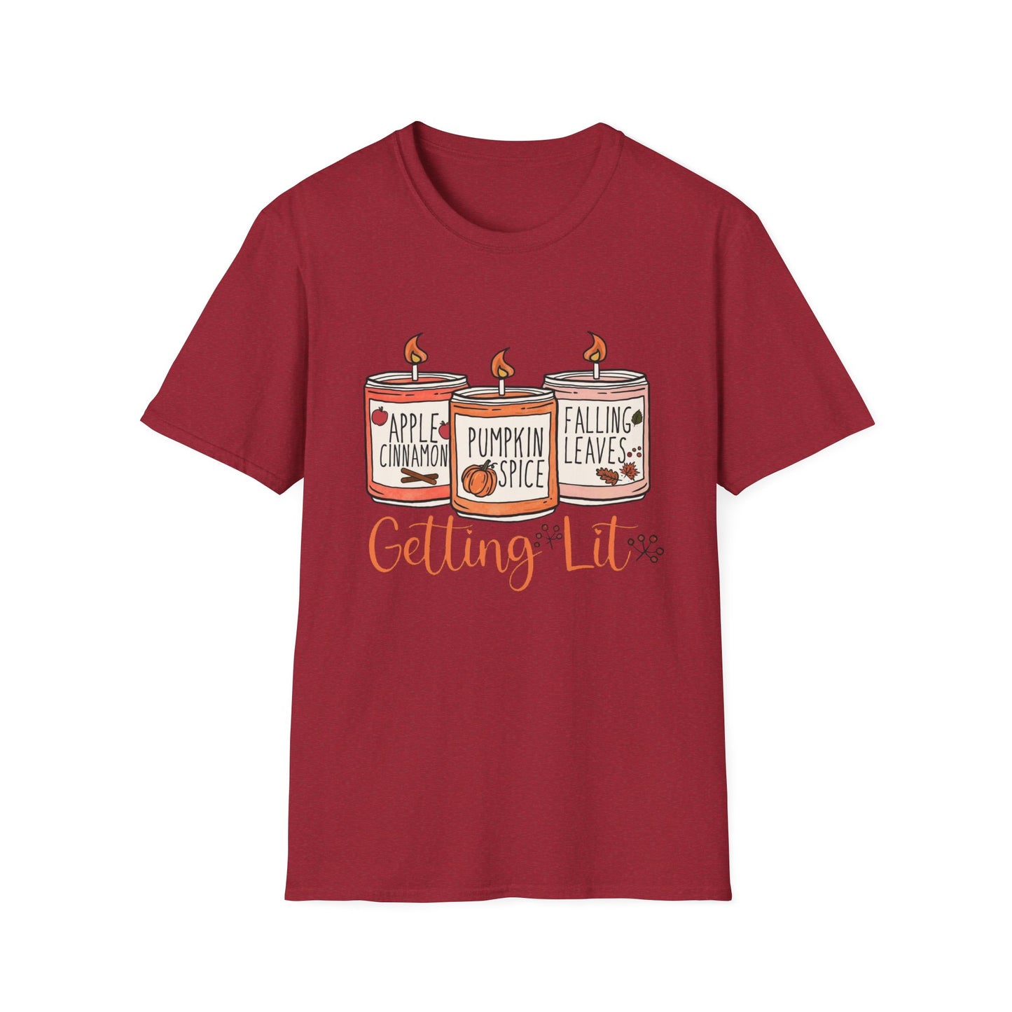 “Getting Lit” Tee – Fall Candle Trio Edition