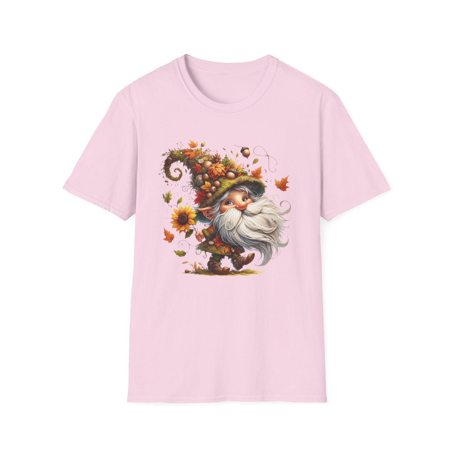 “Dancing Gnome” Tee – Sunflower Harvest Edition