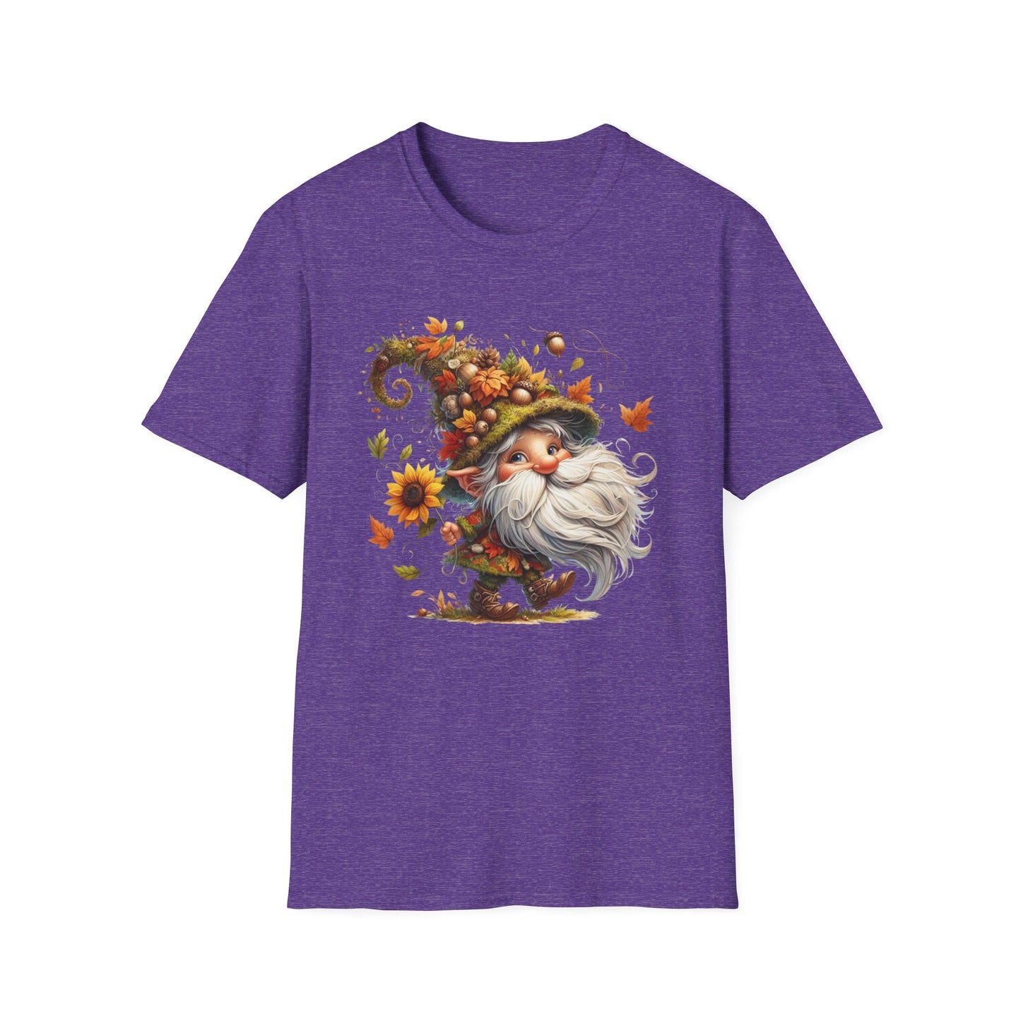 “Dancing Gnome” Tee – Sunflower Harvest Edition