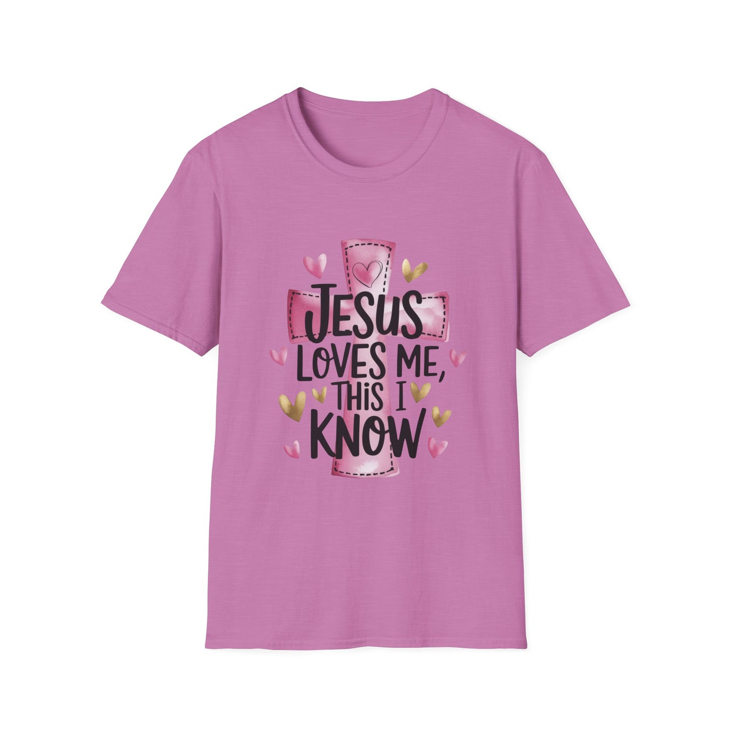 Jesus Loves Me Tee – Heart & Cross Edition
