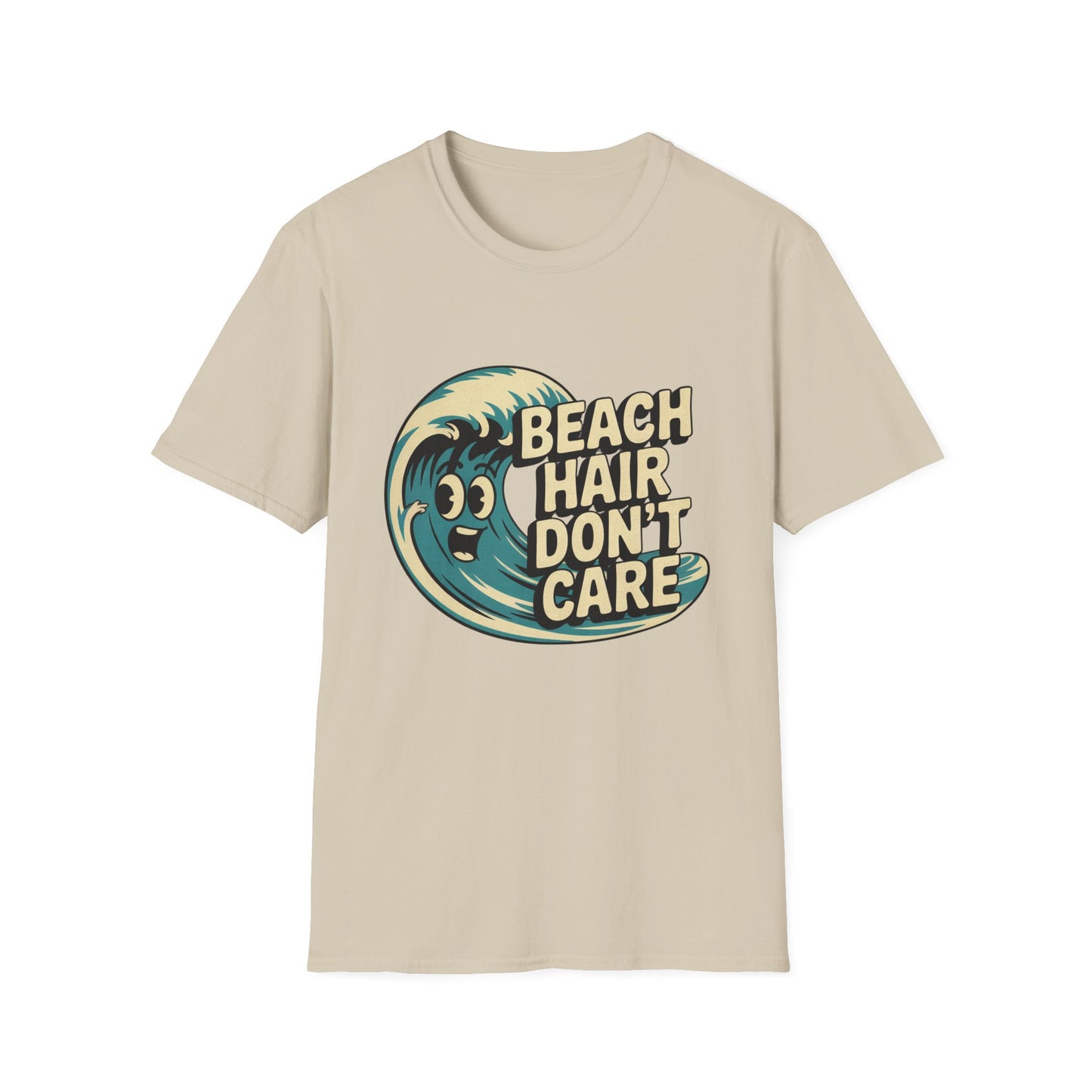 Beach Hair Tee – Messy, Majestic, and Totally Unbothered