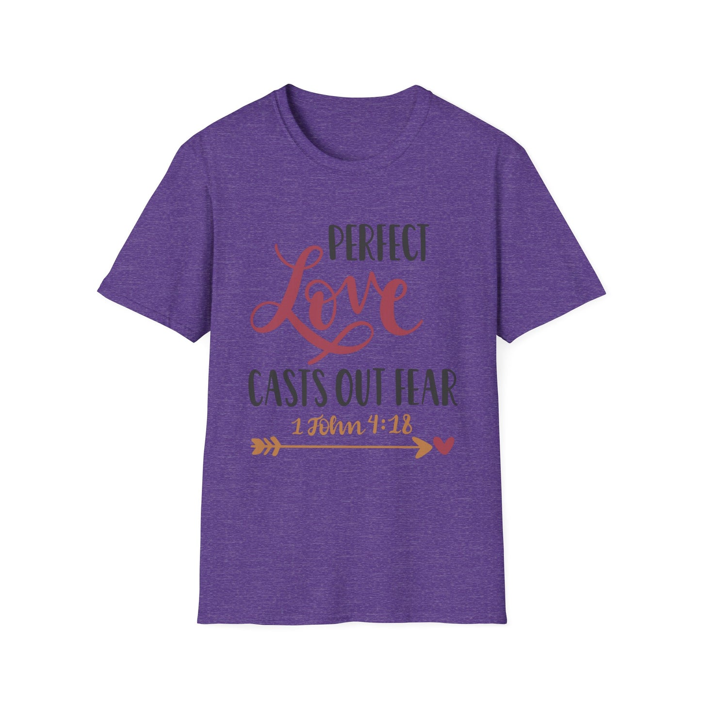 Perfect Love Casts Out Fear Tee – 1 John 4:18 Gracewear