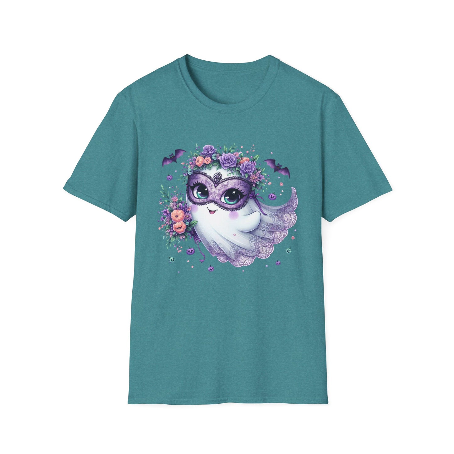 “Masquerade Ghost” Tee – Floral Phantom Edition
