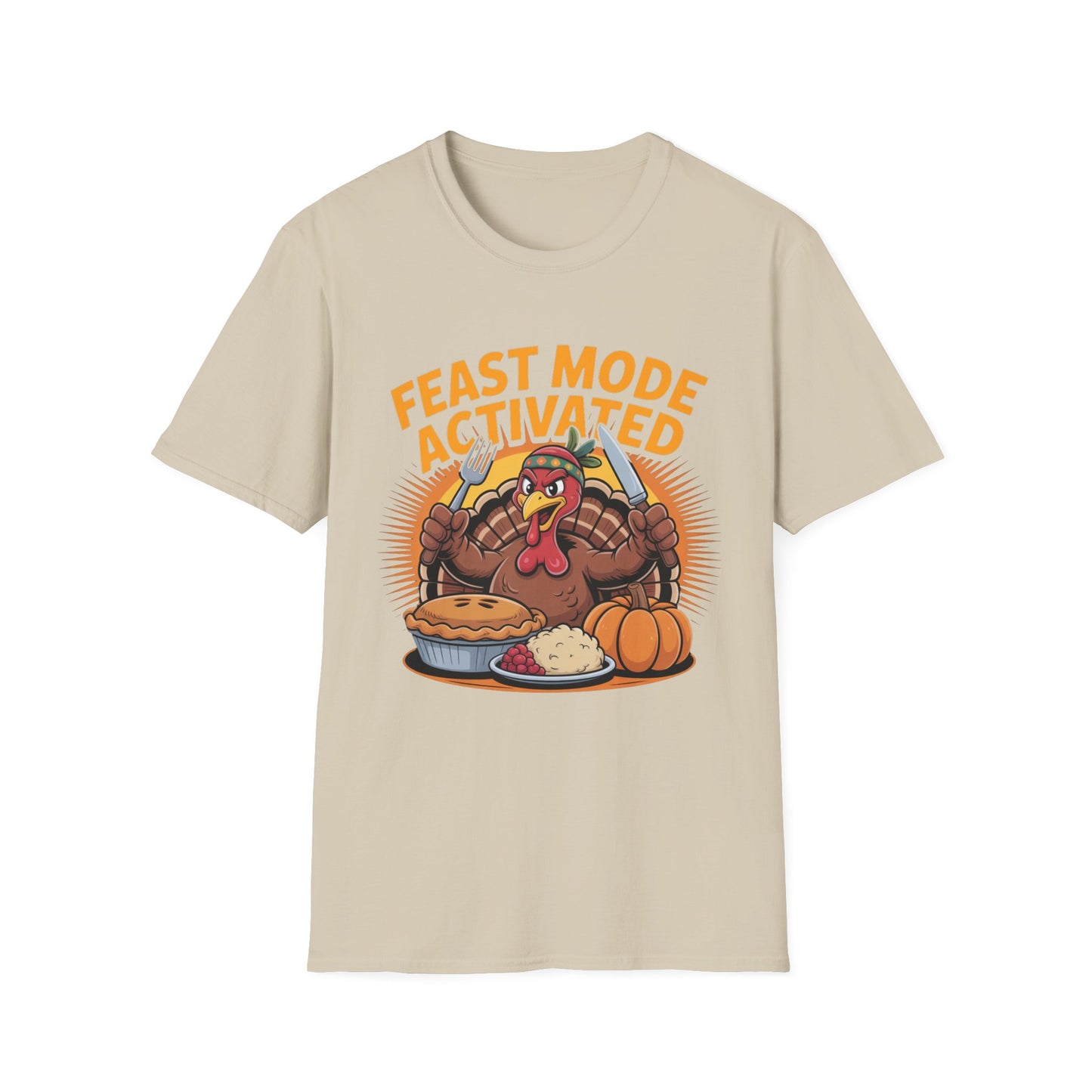 Feast Mode Activated – Turkey Table Edition Short Sleeve Tee
