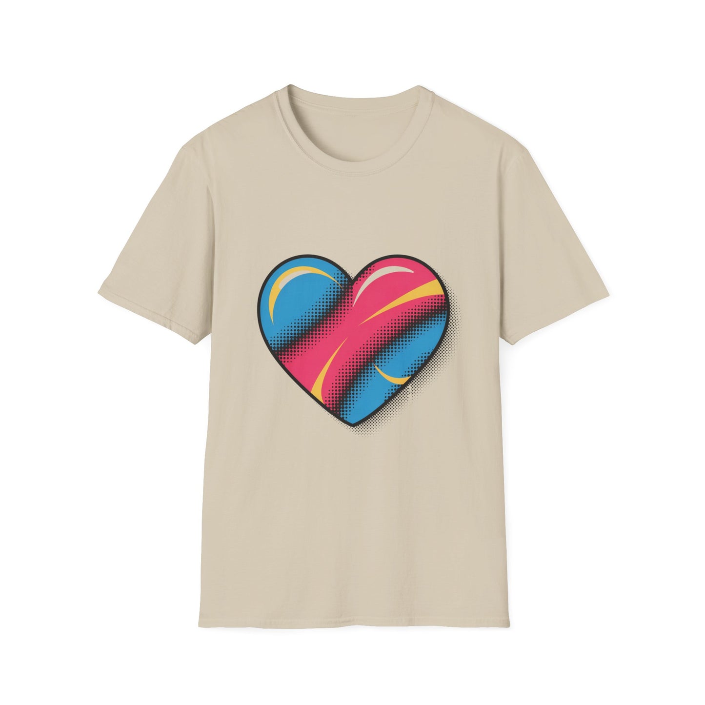Retro Pulse Heart Graphic Tee