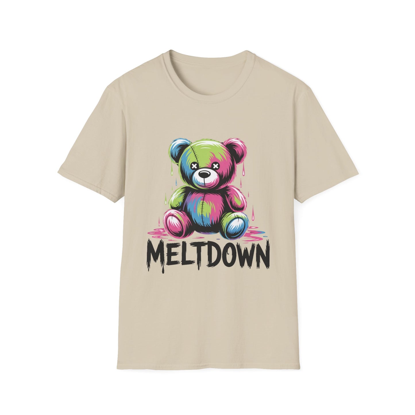 Meltdown Teddy Bear Graphic Tee