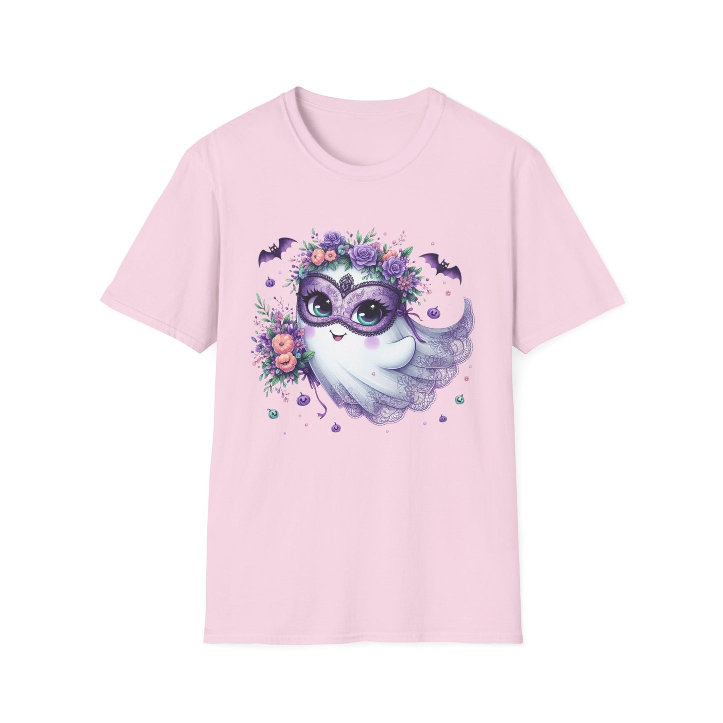 “Masquerade Ghost” Tee – Floral Phantom Edition
