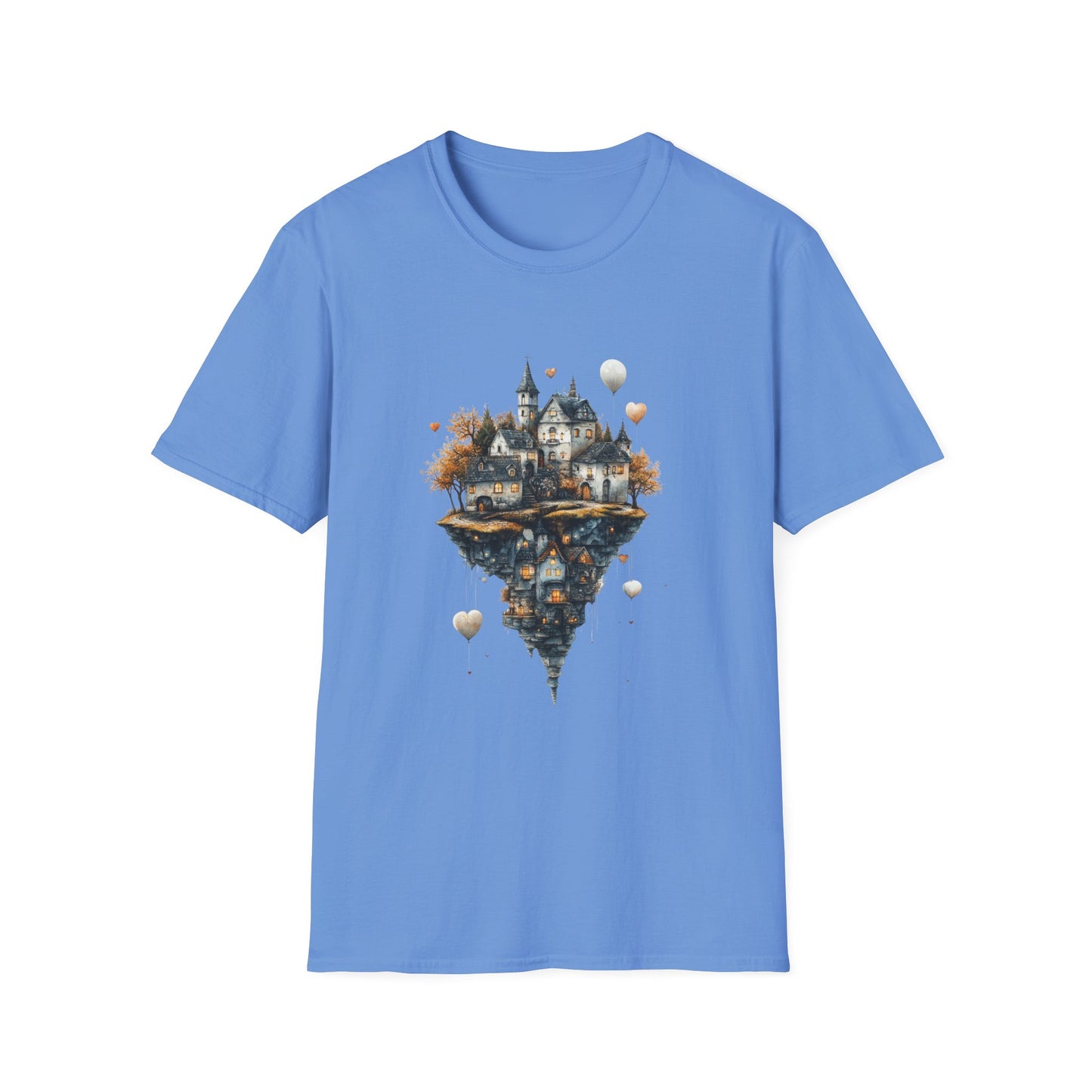 Heartlift Village – Floating Island Fantasy Tee