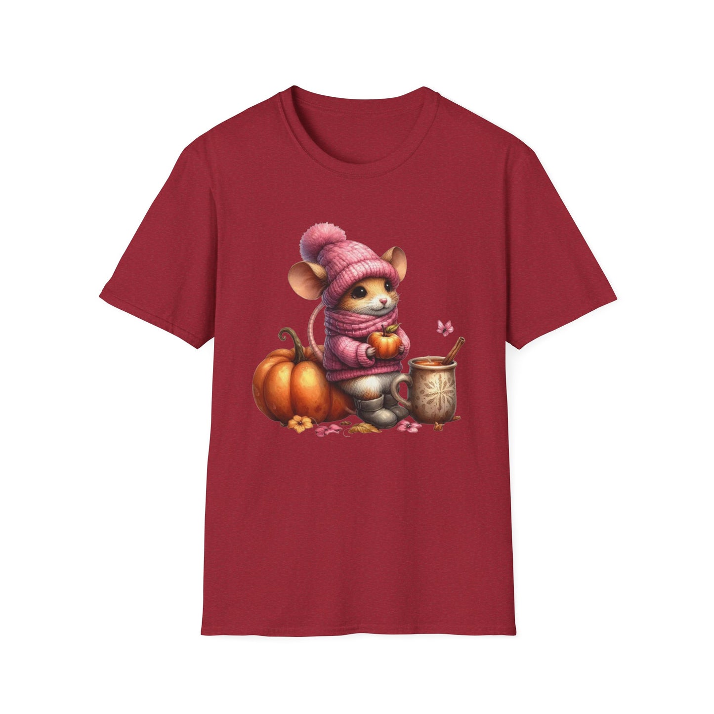 “Autumn Mouse” Tee – Cozy Critter Edition