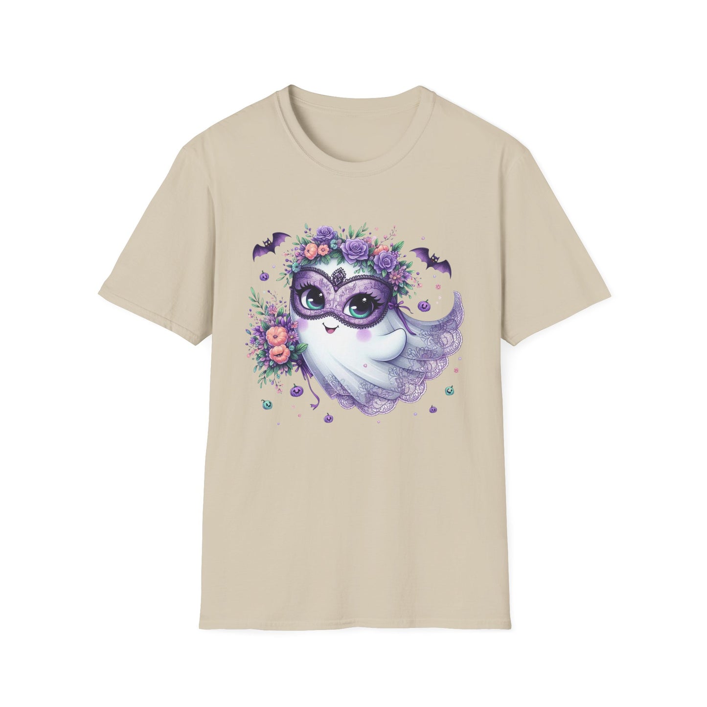 “Masquerade Ghost” Tee – Floral Phantom Edition