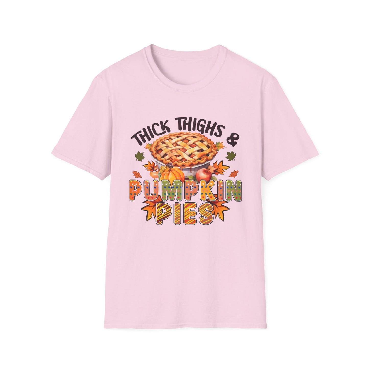 Thick Thighs & Pumpkin Pies – Fall Flavor Edition Short Sleeve Tee