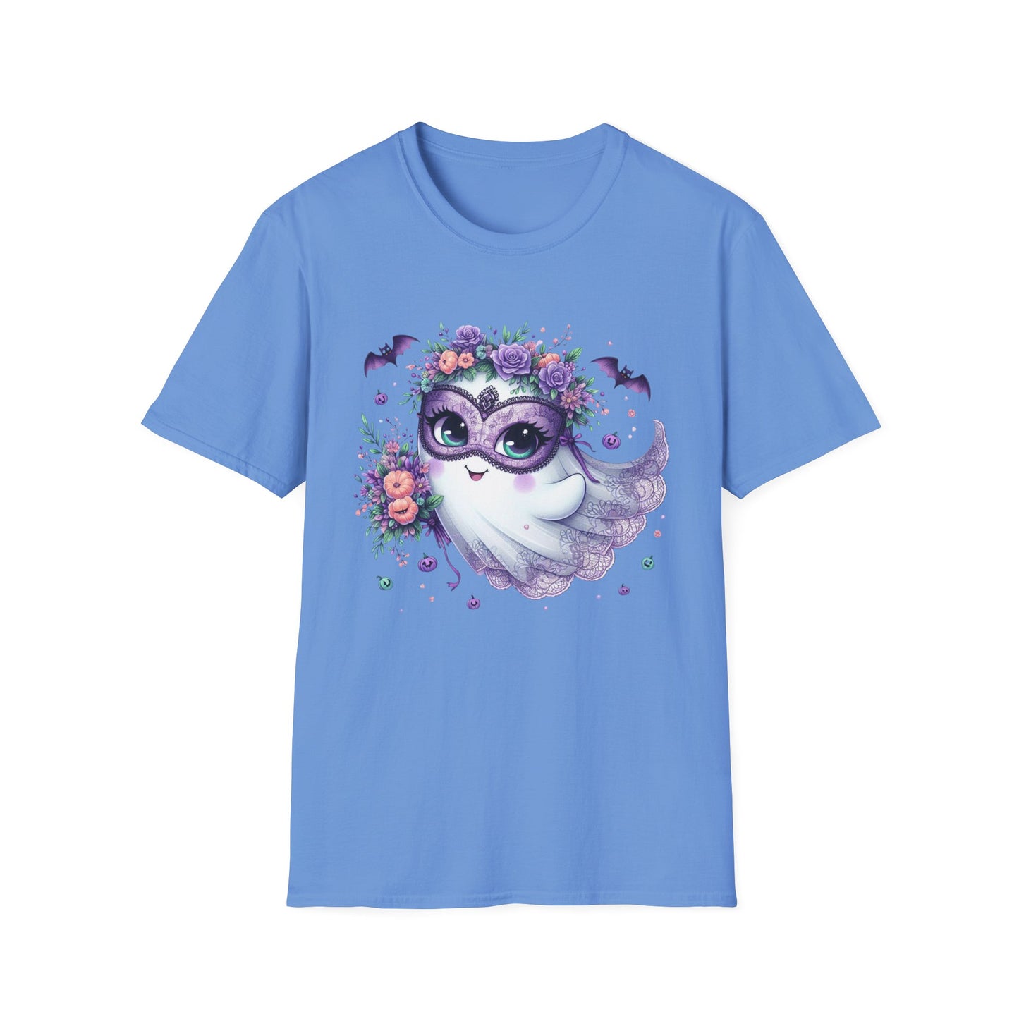 “Masquerade Ghost” Tee – Floral Phantom Edition