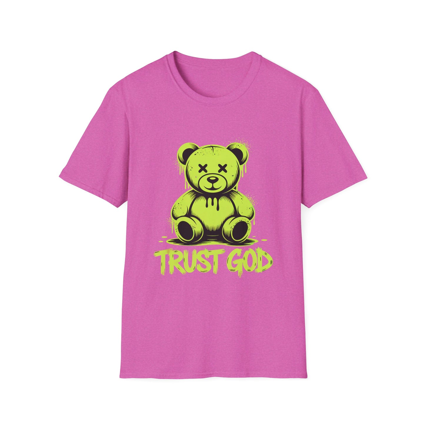 TRUST GOD – Drip Bear Graffiti Tee