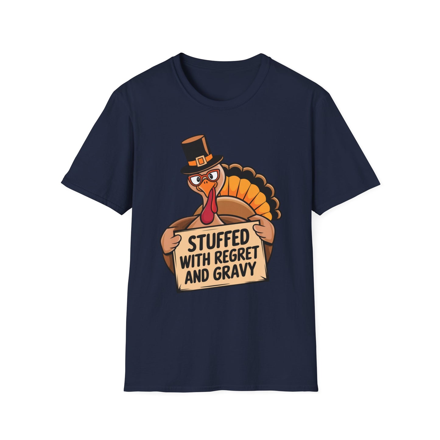 Stuffed With Regret and Gravy – Turkey Therapy Edition Short Sleeve Tee