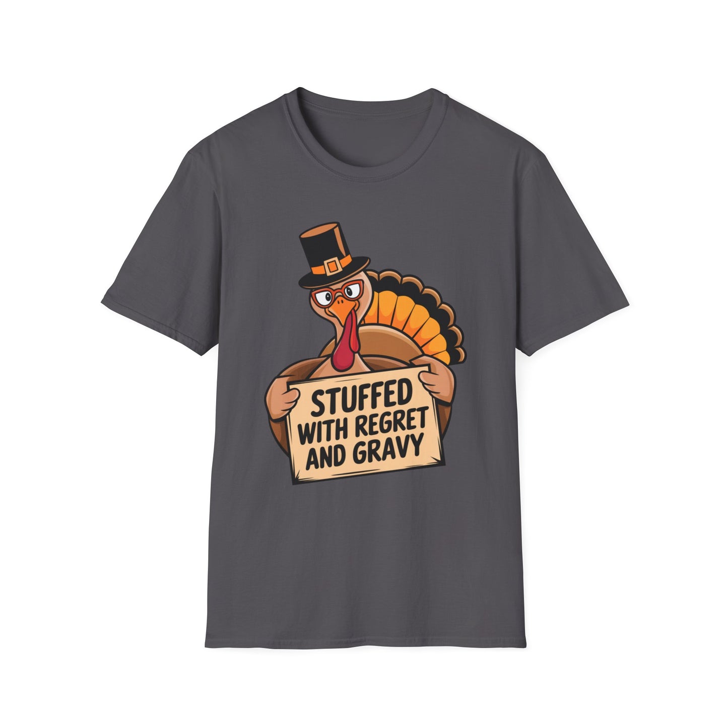 Stuffed With Regret and Gravy – Turkey Therapy Edition Short Sleeve Tee
