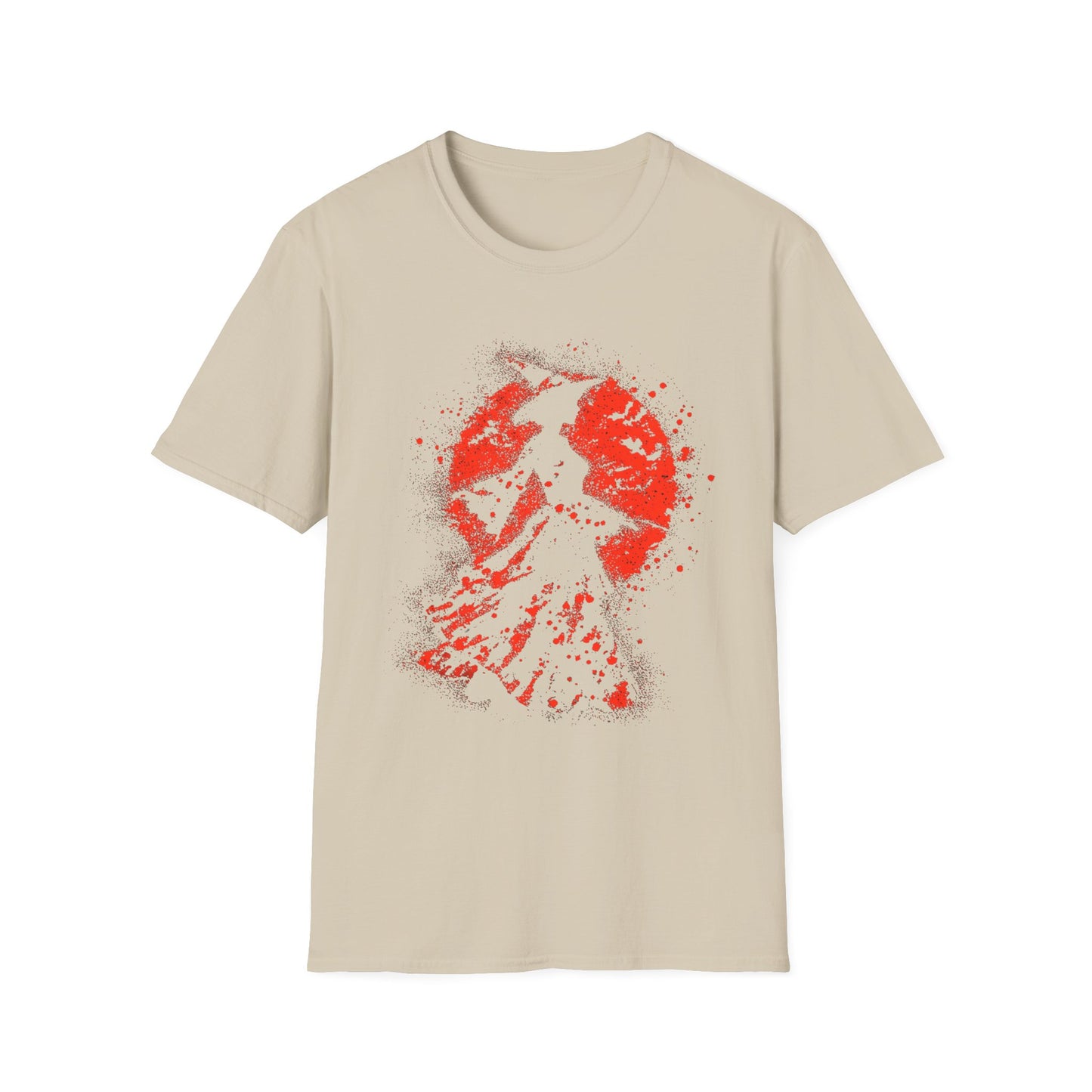 Red Drip Reverie Witch Halloween Head Tee