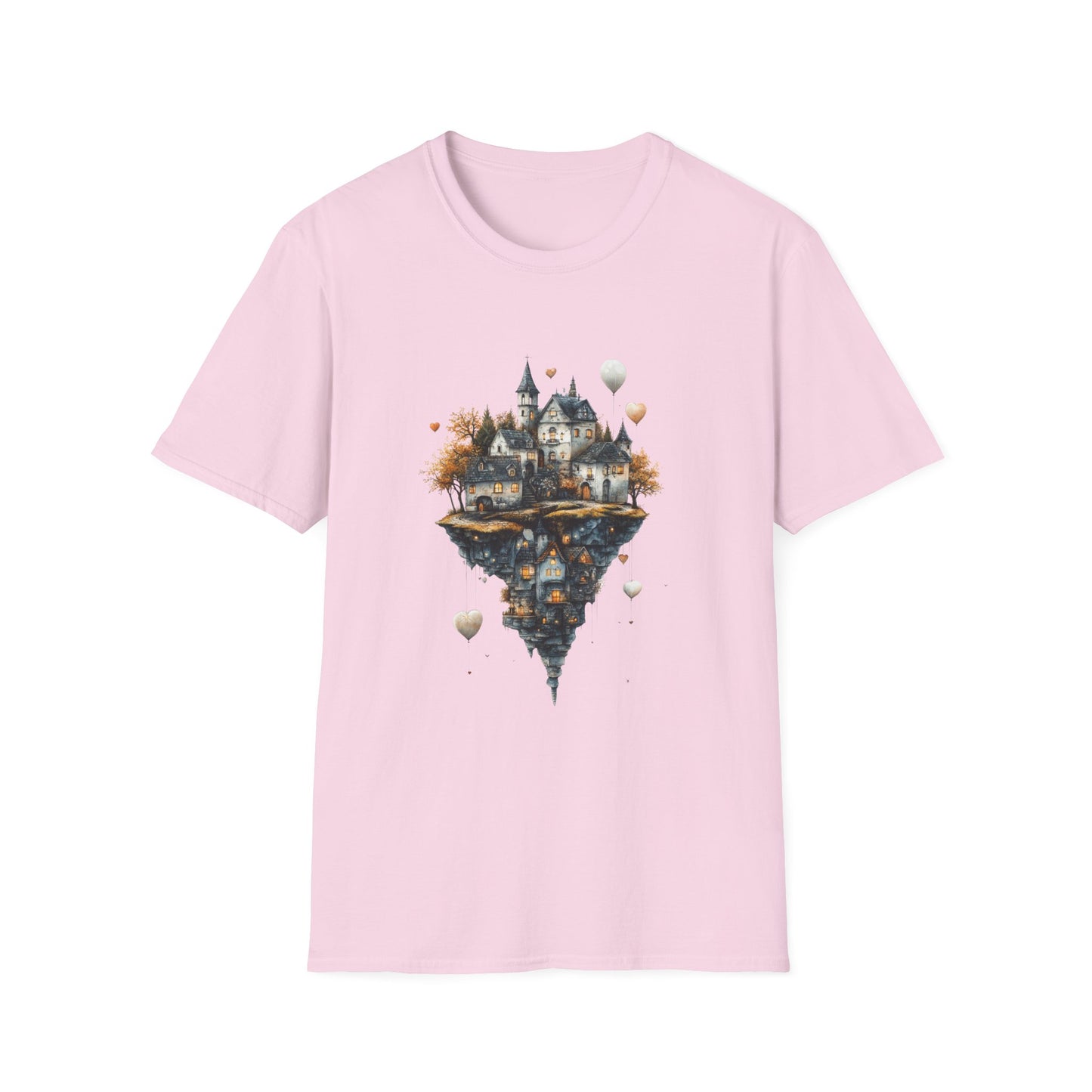 Heartlift Village – Floating Island Fantasy Tee