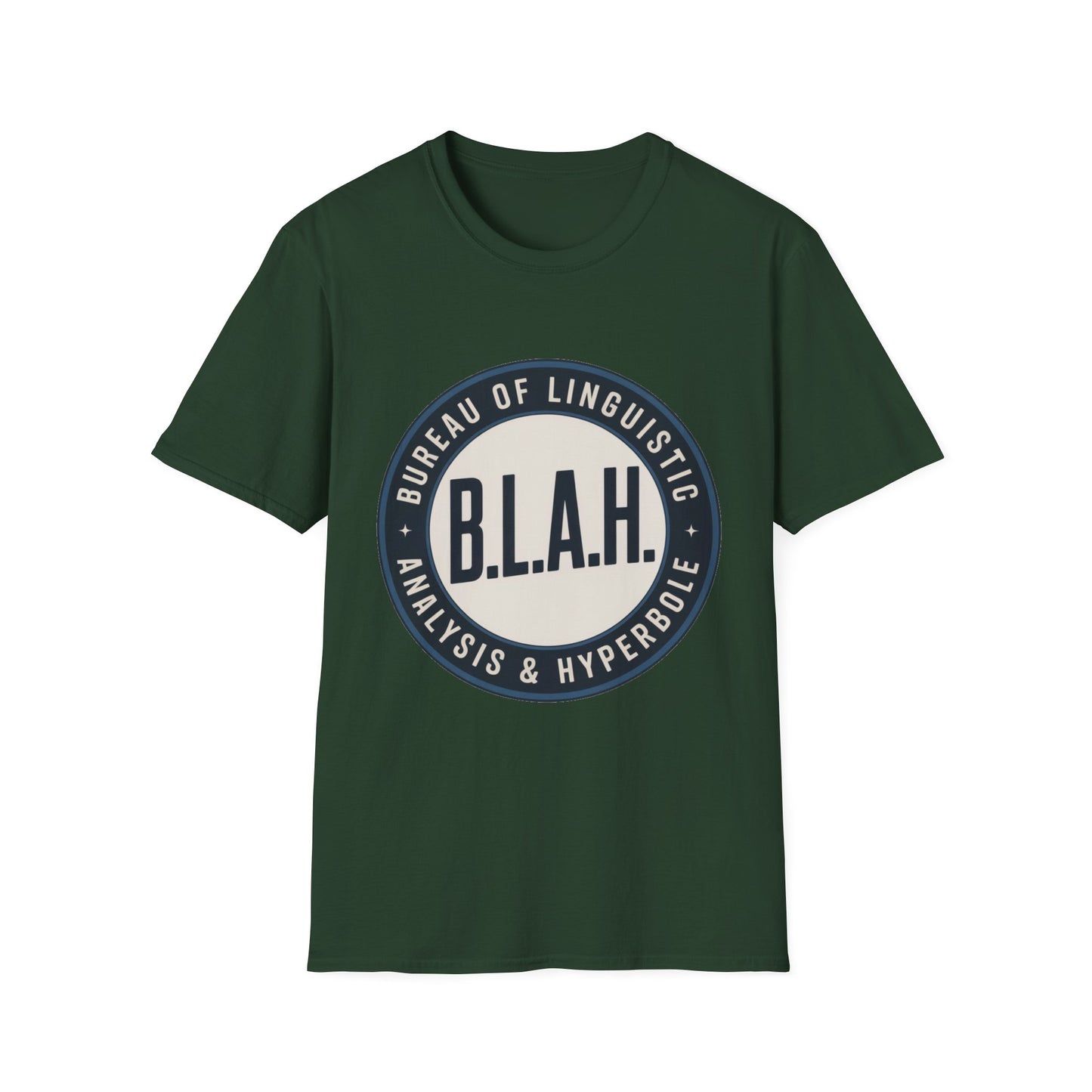 B.L.A.H. Tee – Bureau of Linguistic Analysis & Hyperbole