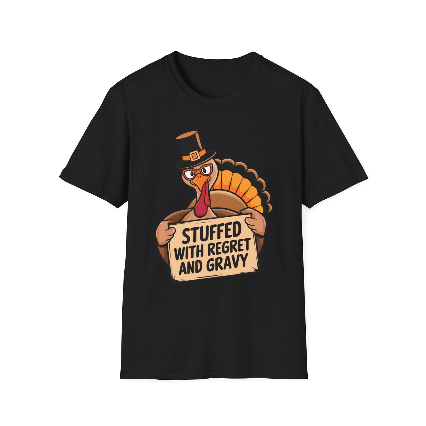Stuffed With Regret and Gravy – Turkey Therapy Edition Short Sleeve Tee
