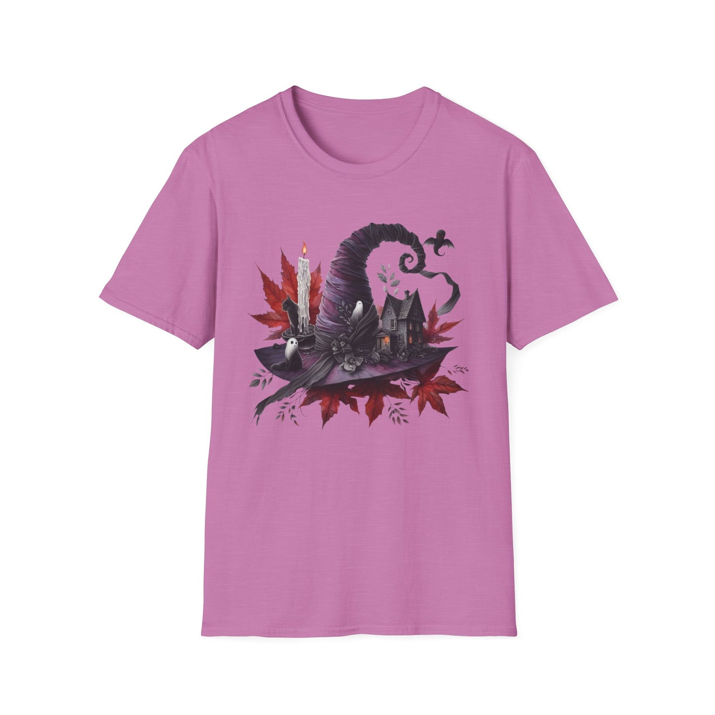 “Witch’s Hat & Haunted Companions” Tee – Autumn Enchantment Edition
