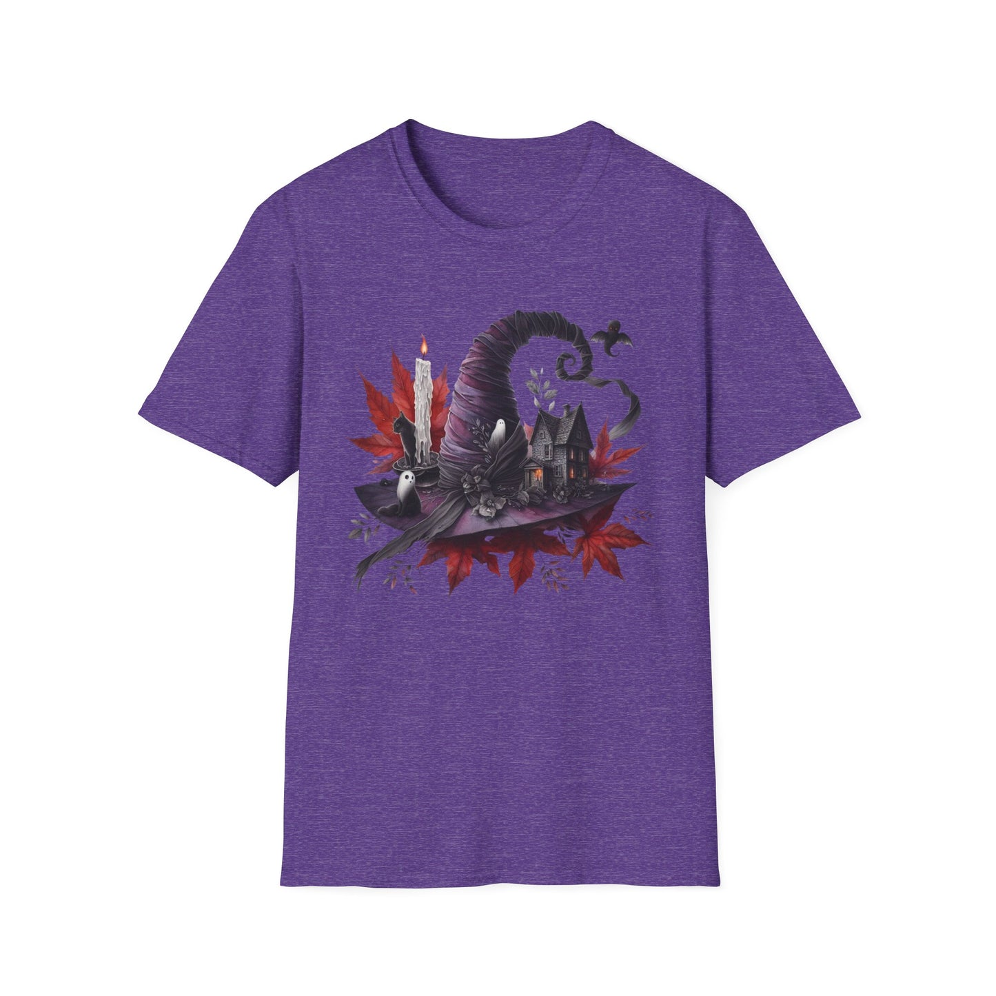 “Witch’s Hat & Haunted Companions” Tee – Autumn Enchantment Edition
