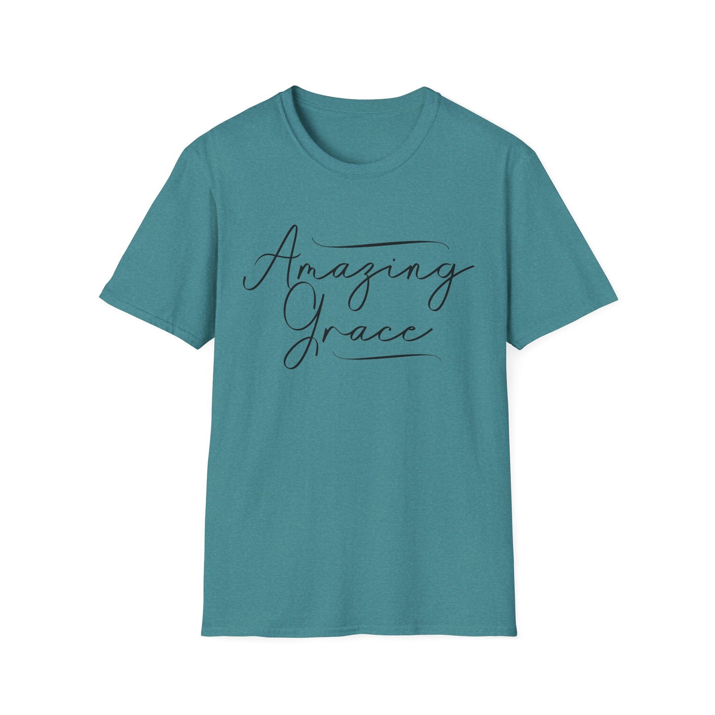 Amazing Grace Script Tee – Elegant Faithwear