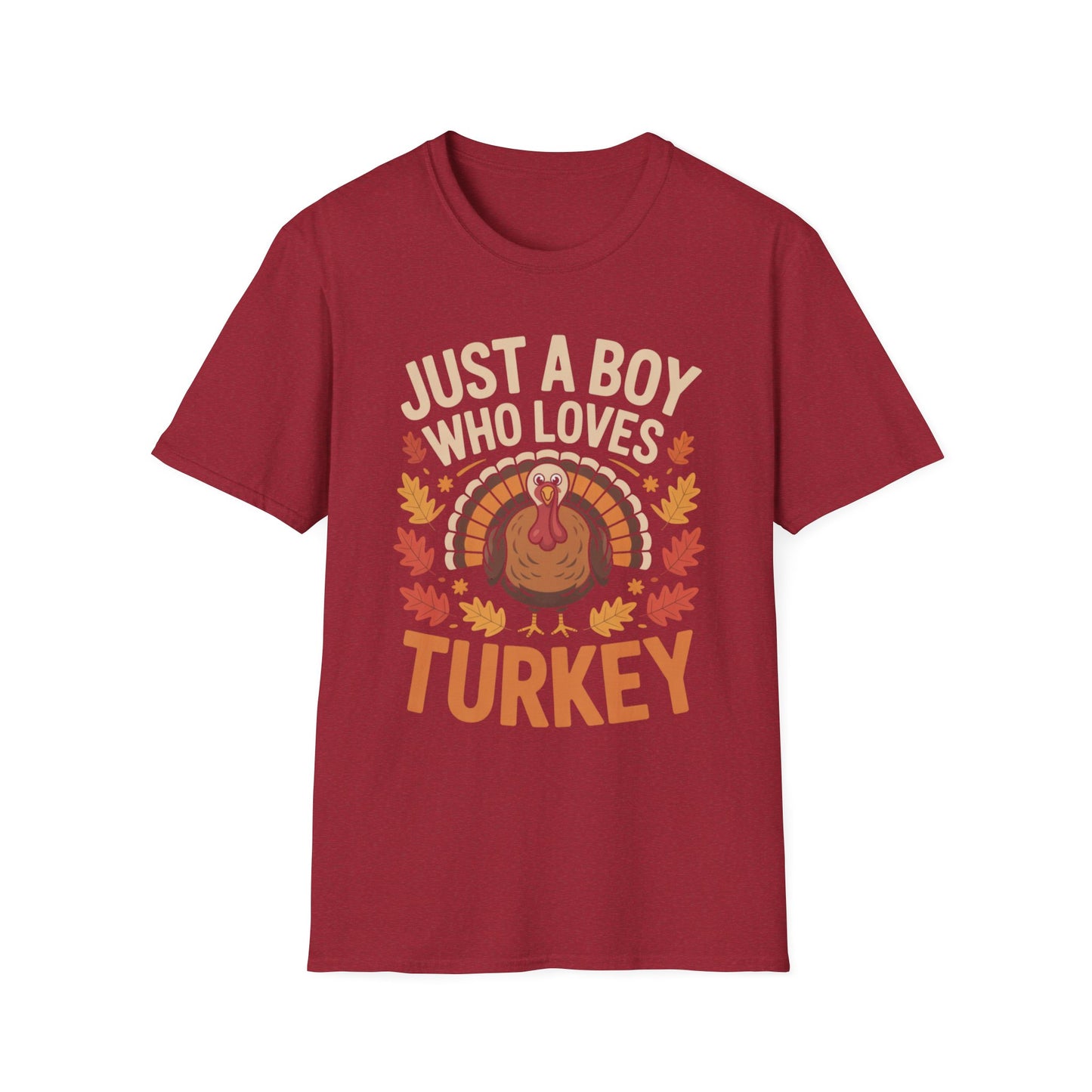 Just a Boy Who Loves Turkey Short Sleeve Tee