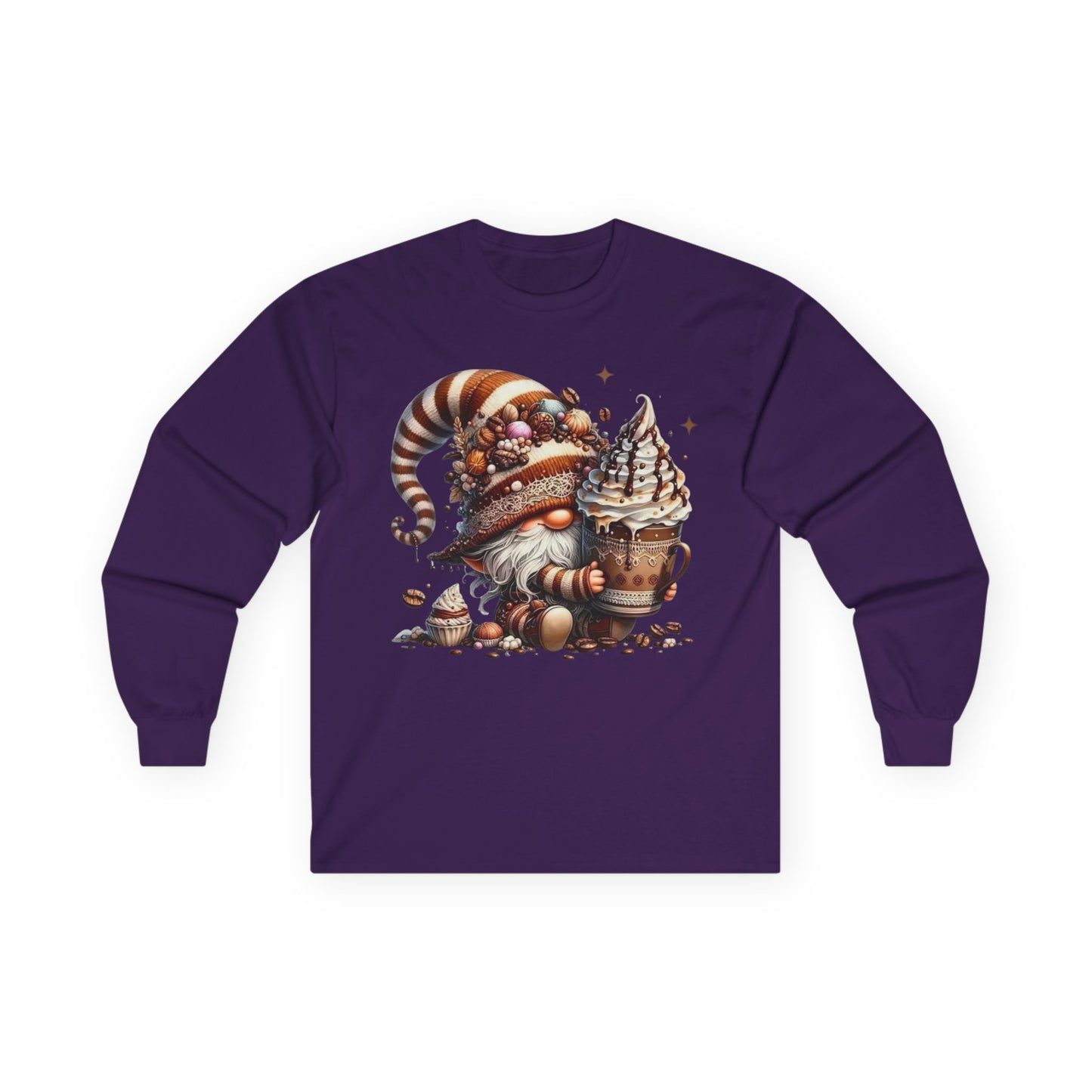 “Sweet Brew Gnome” Long Sleeve Tee – Dessert Daydream Edition